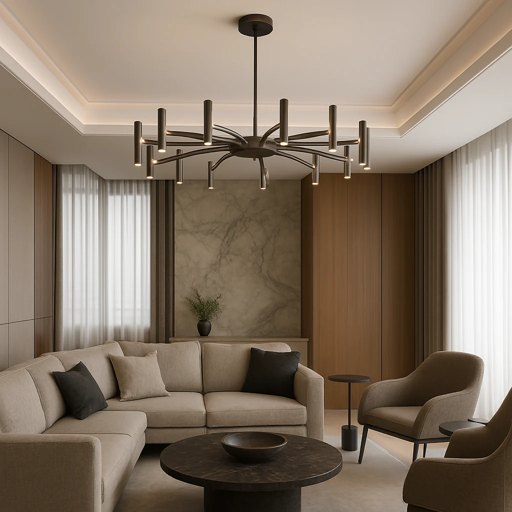 12-Light Modern Chandelier for Dining Rooms - Image 3