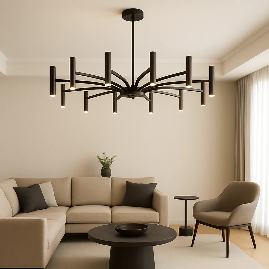 12-Light Modern Chandelier for Dining Rooms - Image 4