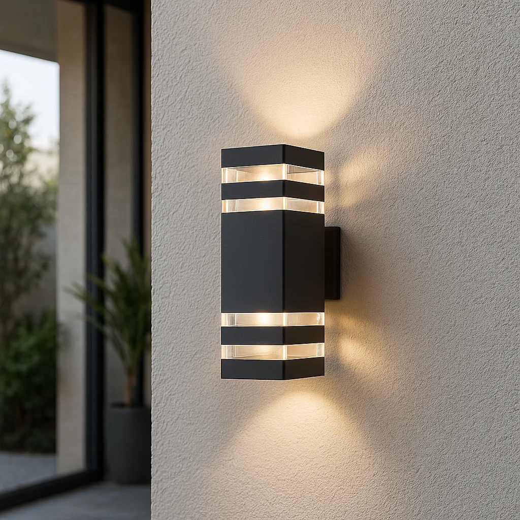 2-Way Outdoor Wall Light - Weatherproof Exterior Fixture