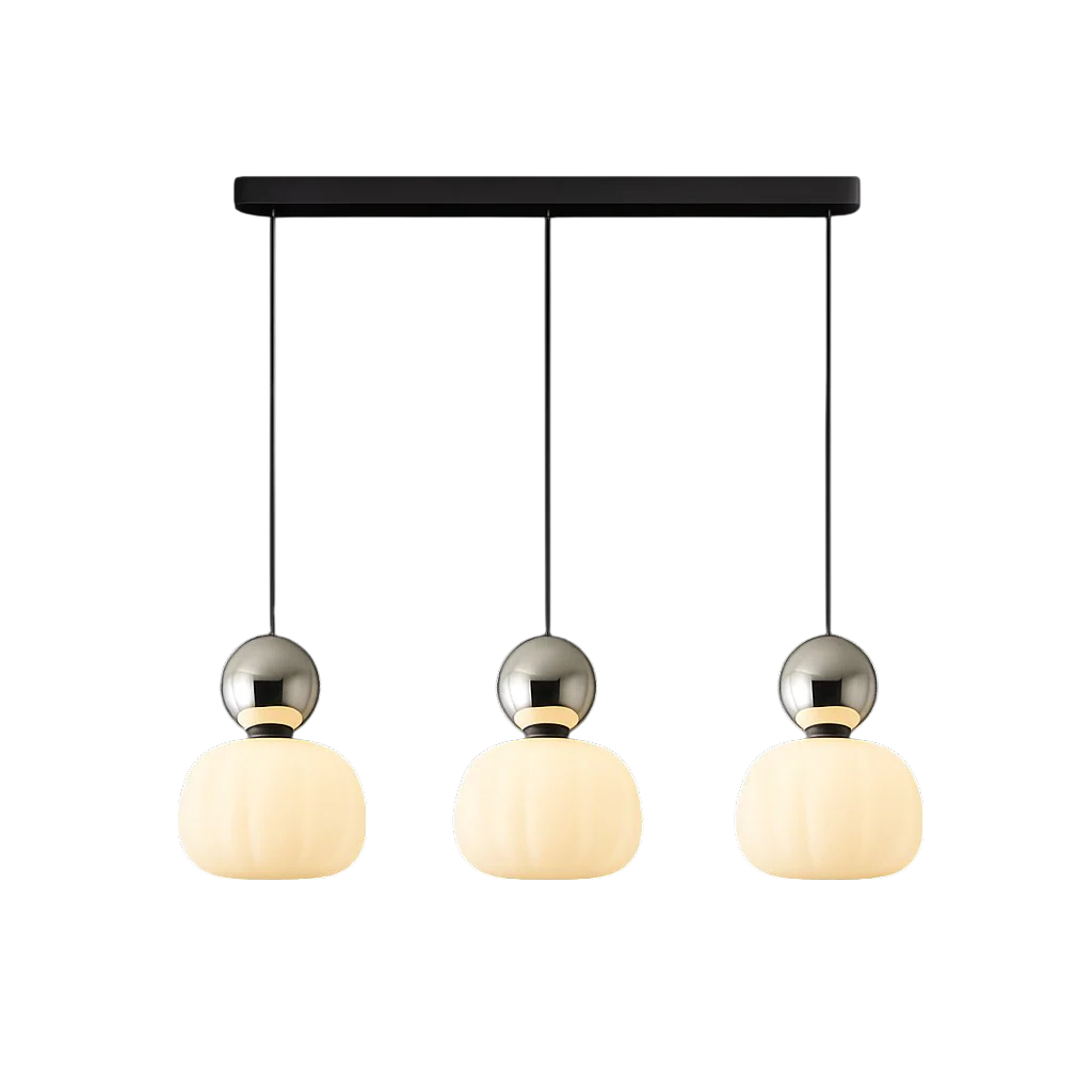 Art Deco Pendant Light in Brass Finish for Dining Room, Dimmable - Image 13