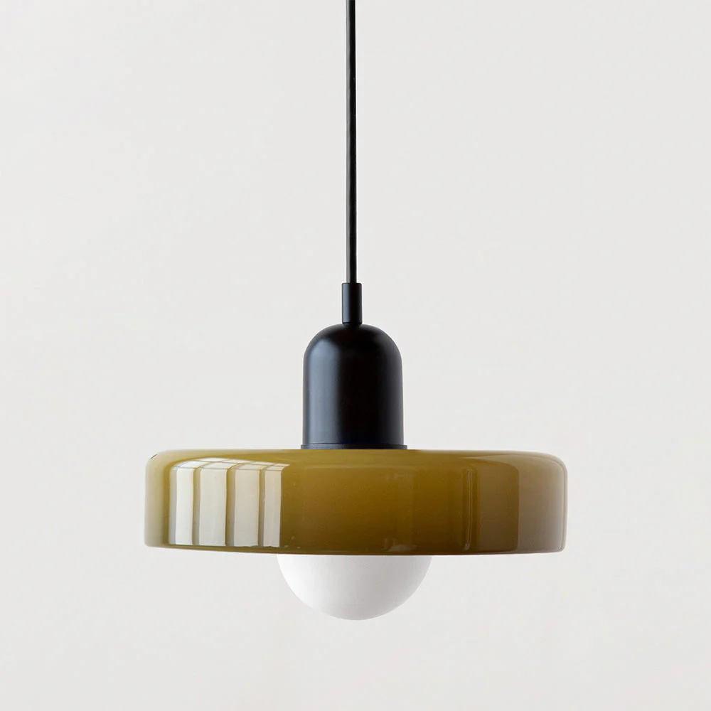 Bauhaus-Inspired Colored Glass Pendant Light - Image 53