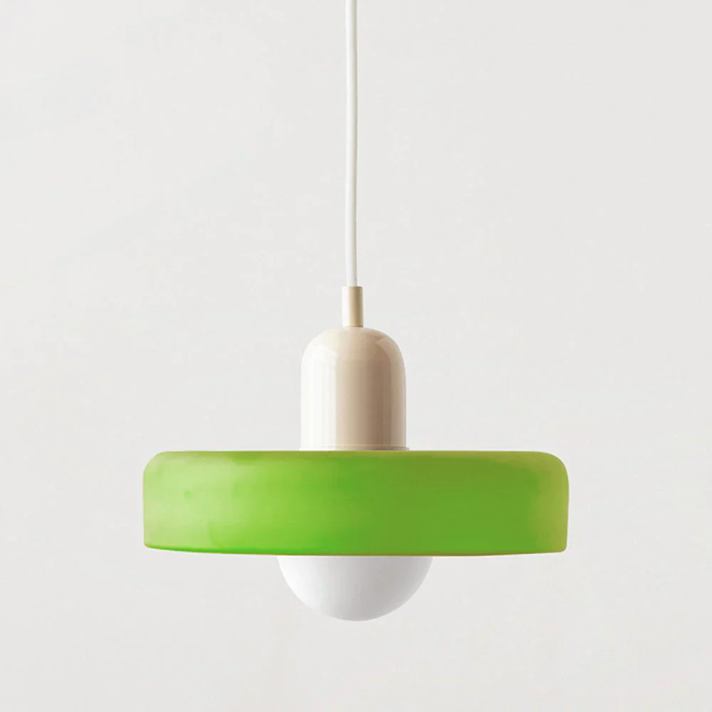 Bauhaus-Inspired Colored Glass Pendant Light - Image 73