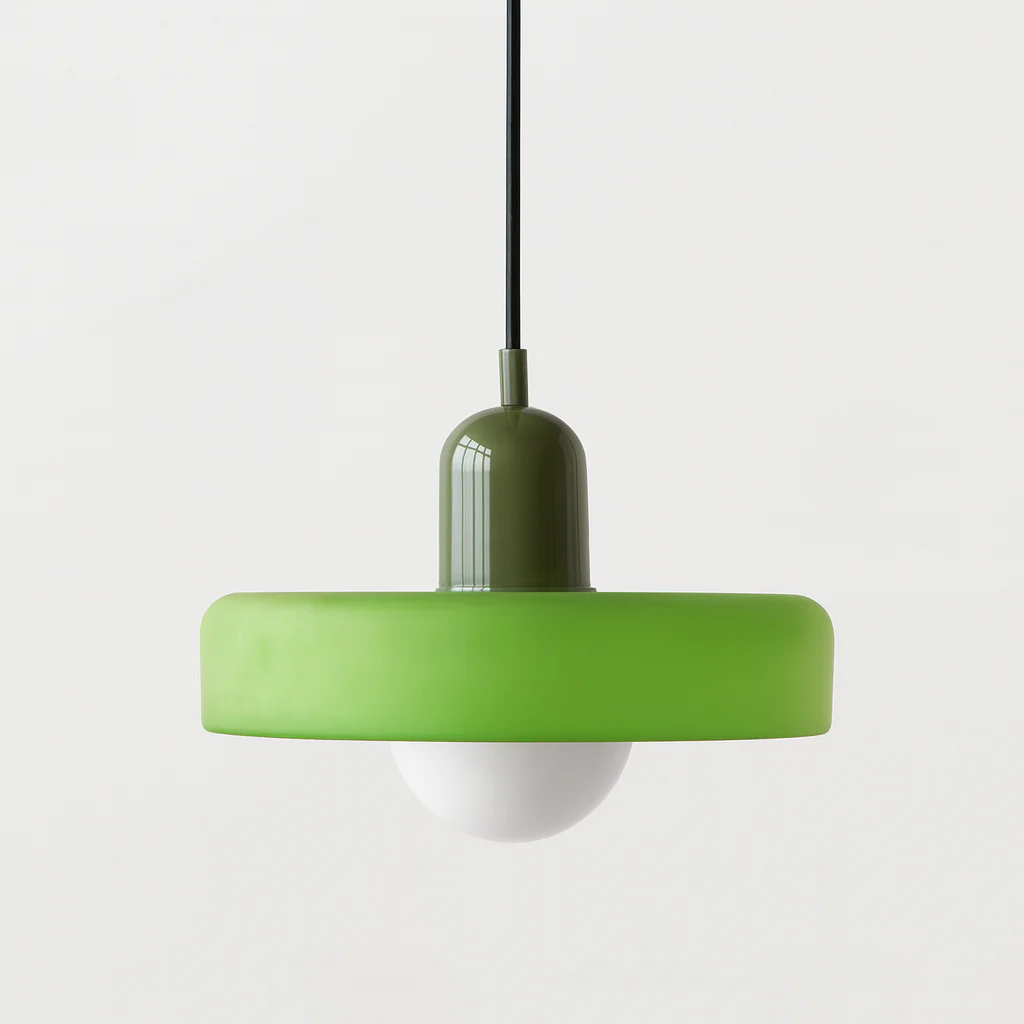 Bauhaus-Inspired Colored Glass Pendant Light - Image 75