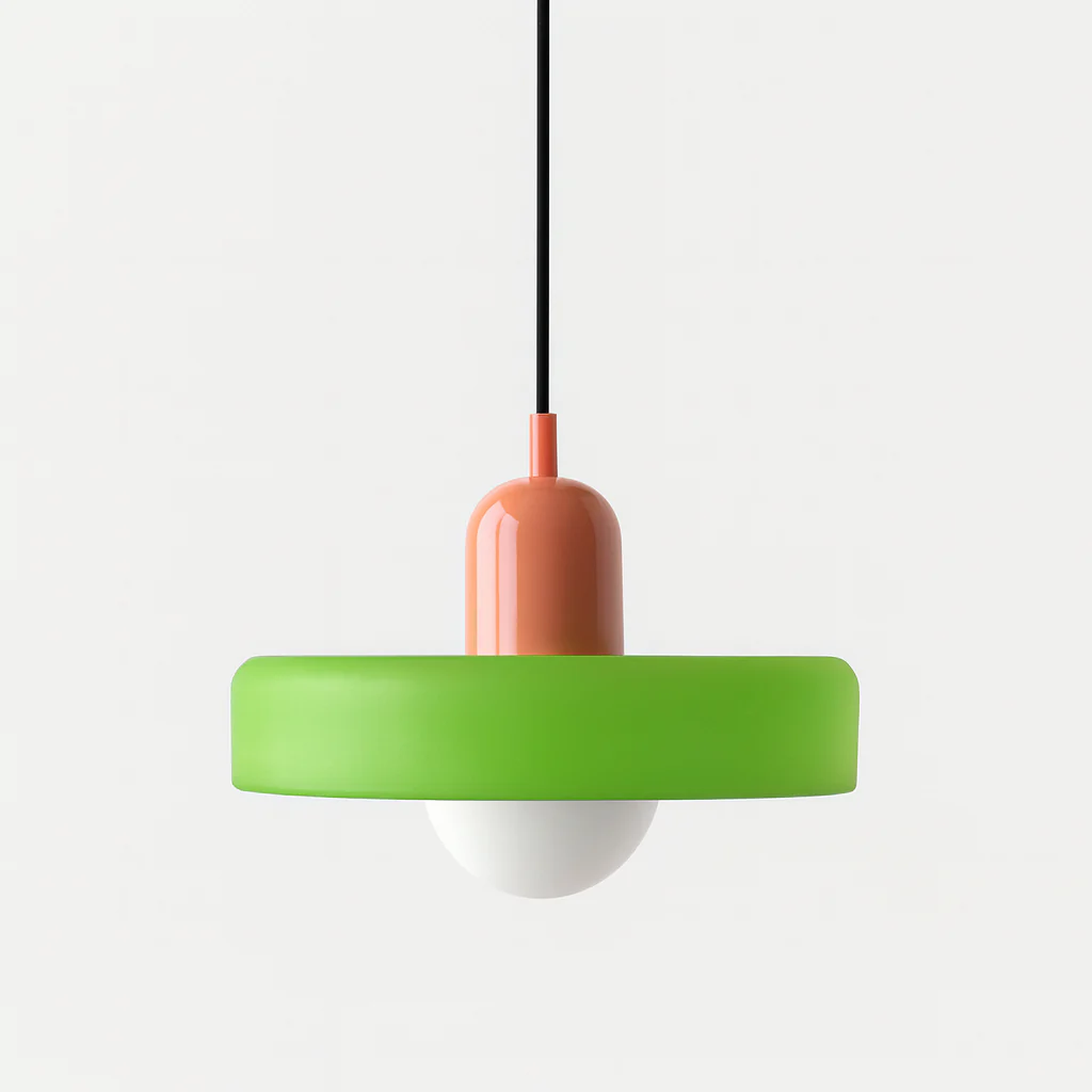 Bauhaus-Inspired Colored Glass Pendant Light - Image 79