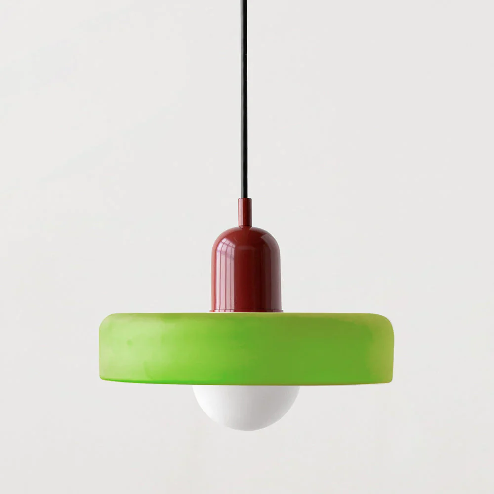 Bauhaus-Inspired Colored Glass Pendant Light - Image 80