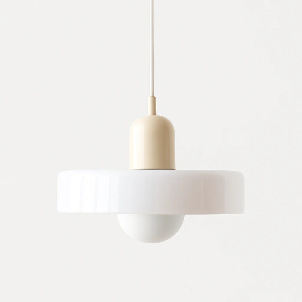 Bauhaus-Inspired Colored Glass Pendant Light - Image 85