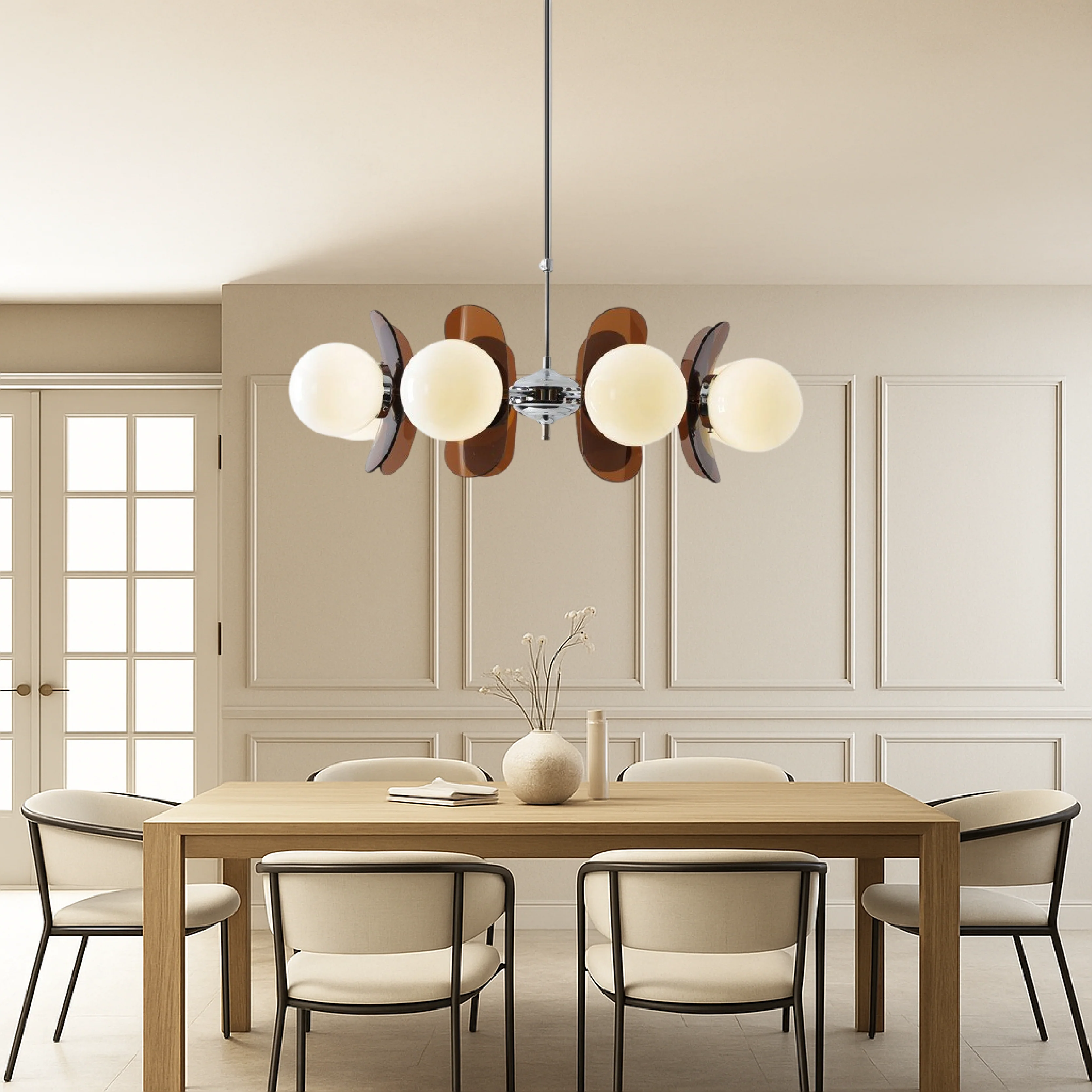Bauhaus-Inspired Pendant Chandelier for Modern Interiors - Image 4