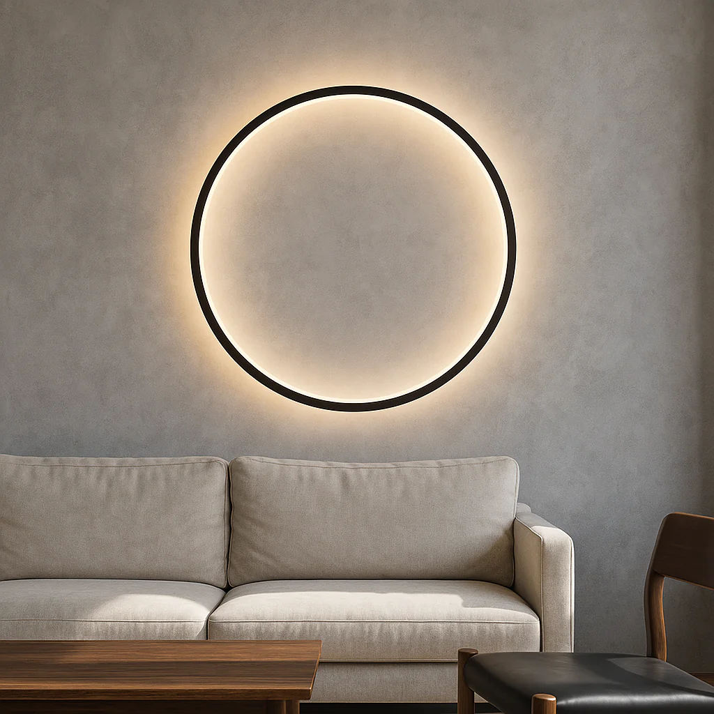 Circular Ring Wall Light - Modern LED Wall Sconce - Image 11