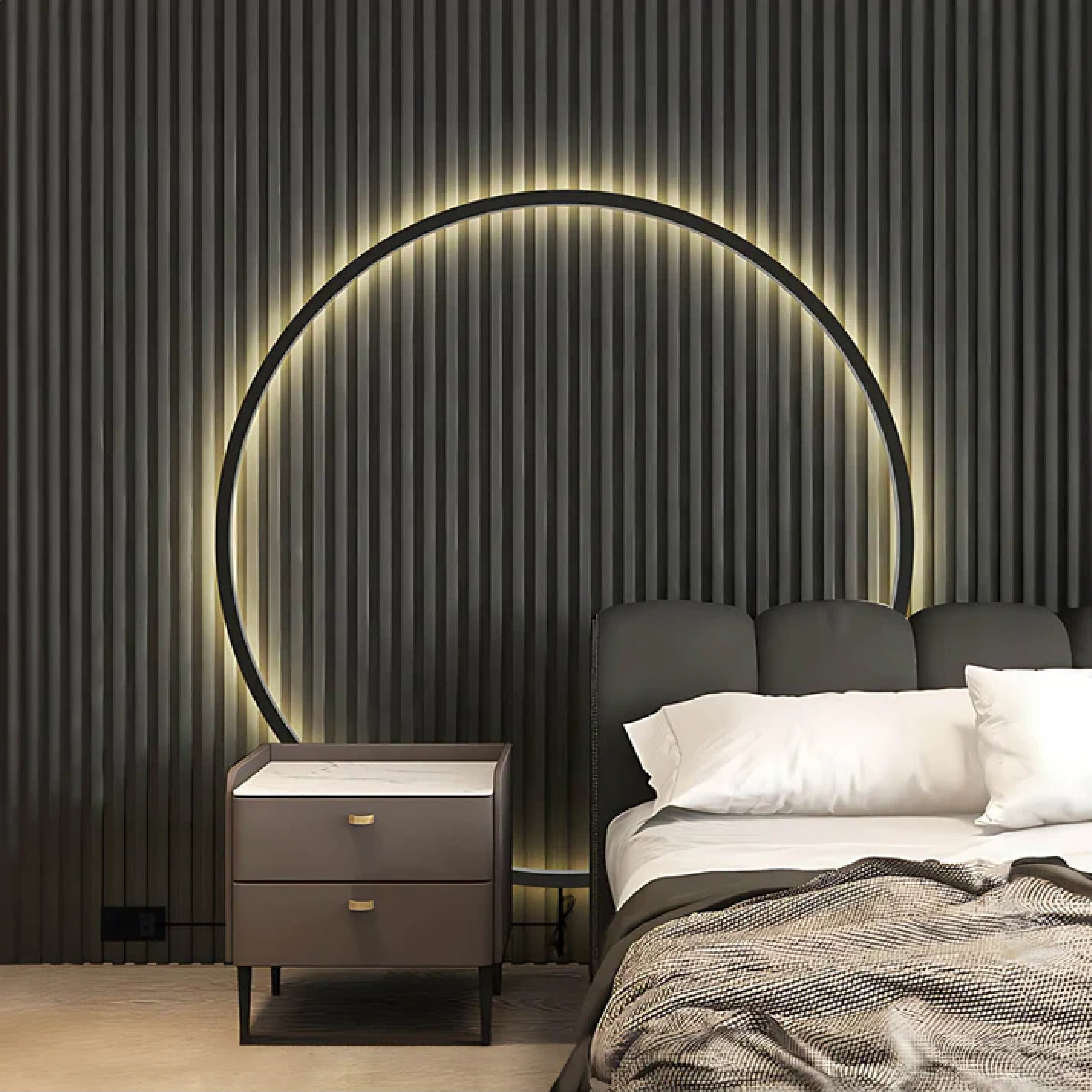 Circular Ring Wall Light - Modern LED Wall Sconce - Image 12