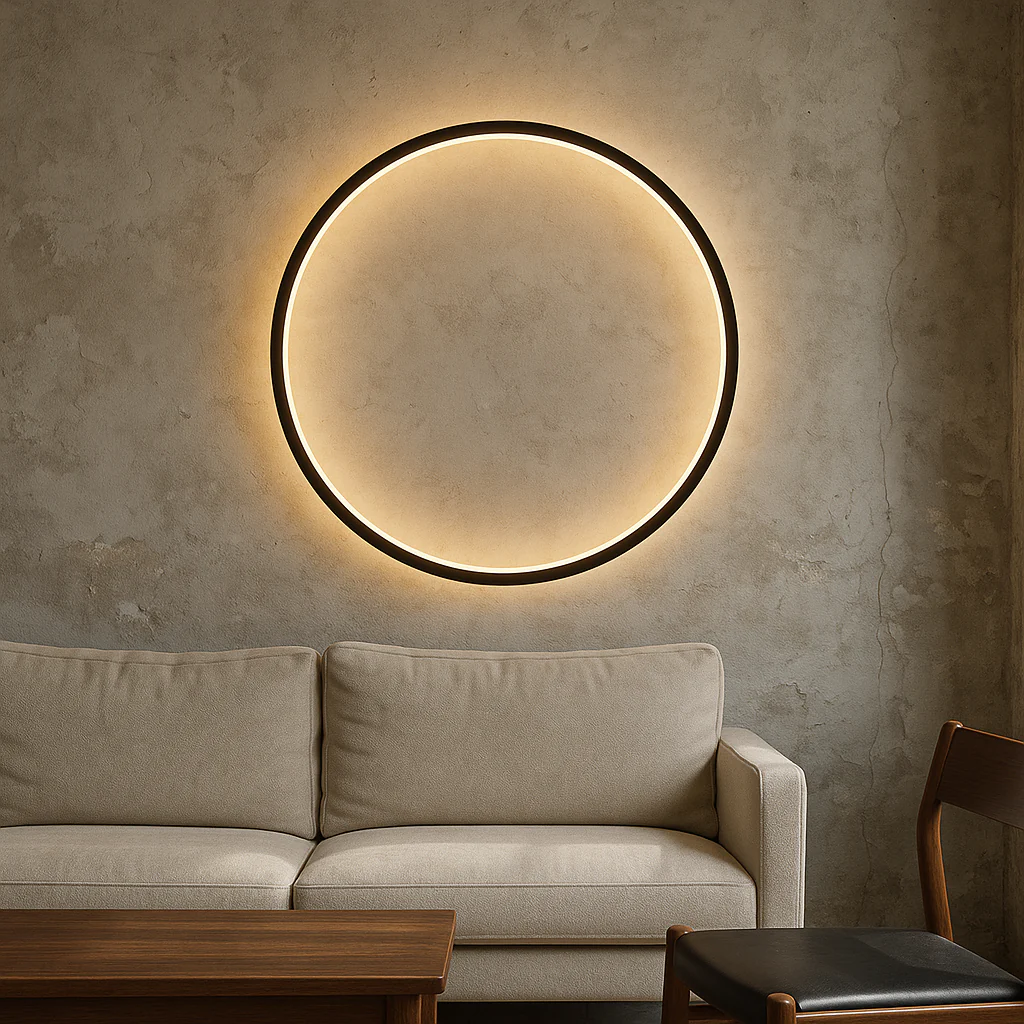 Circular Ring Wall Light - Modern LED Wall Sconce - Image 5