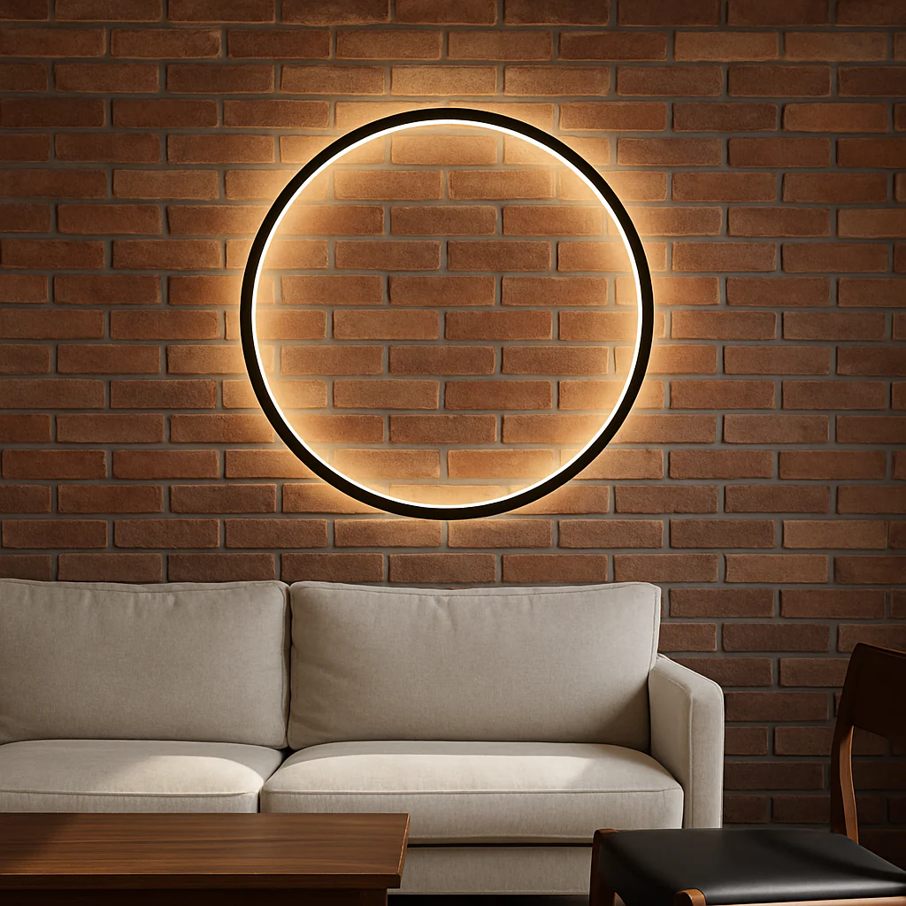 Circular Ring Wall Light - Modern LED Wall Sconce - Image 6