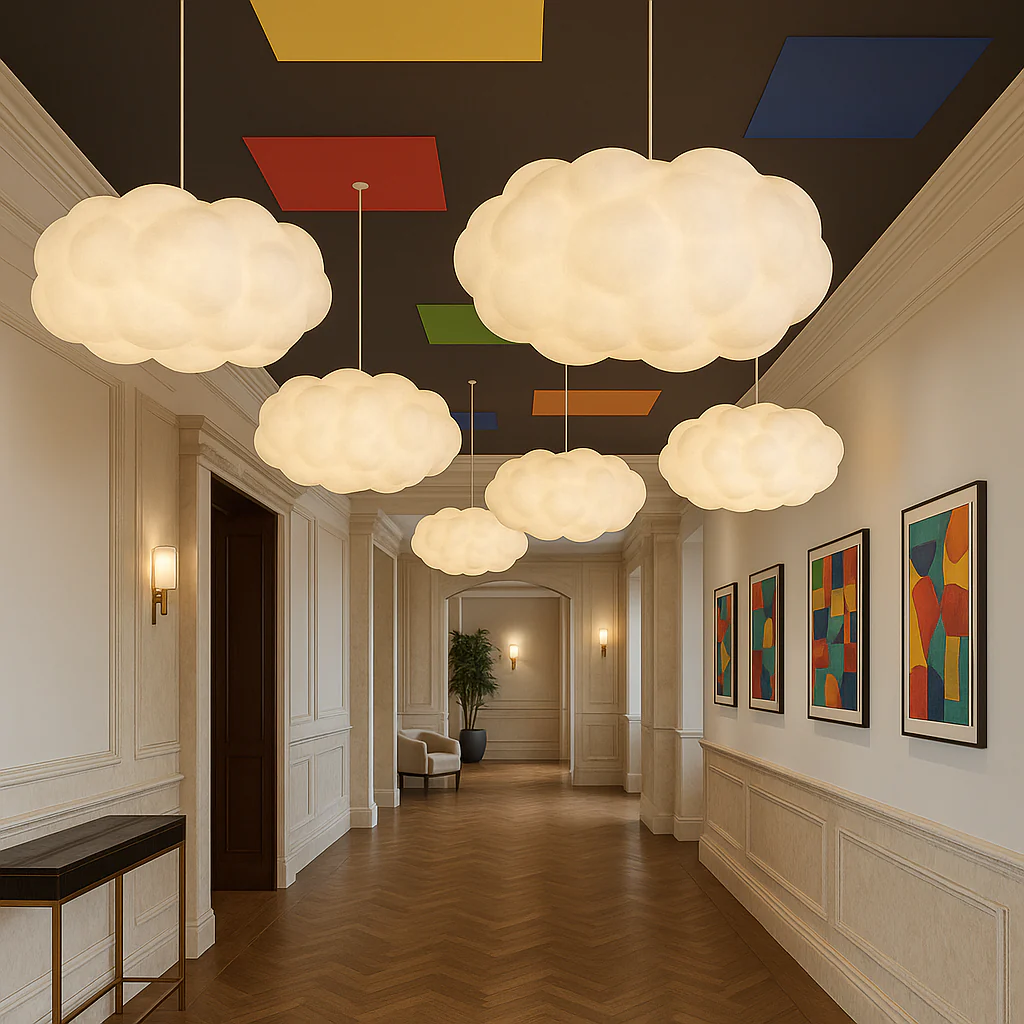 Cloud Pendant Light - Modern Ceiling Fixture for Living Room - Image 4