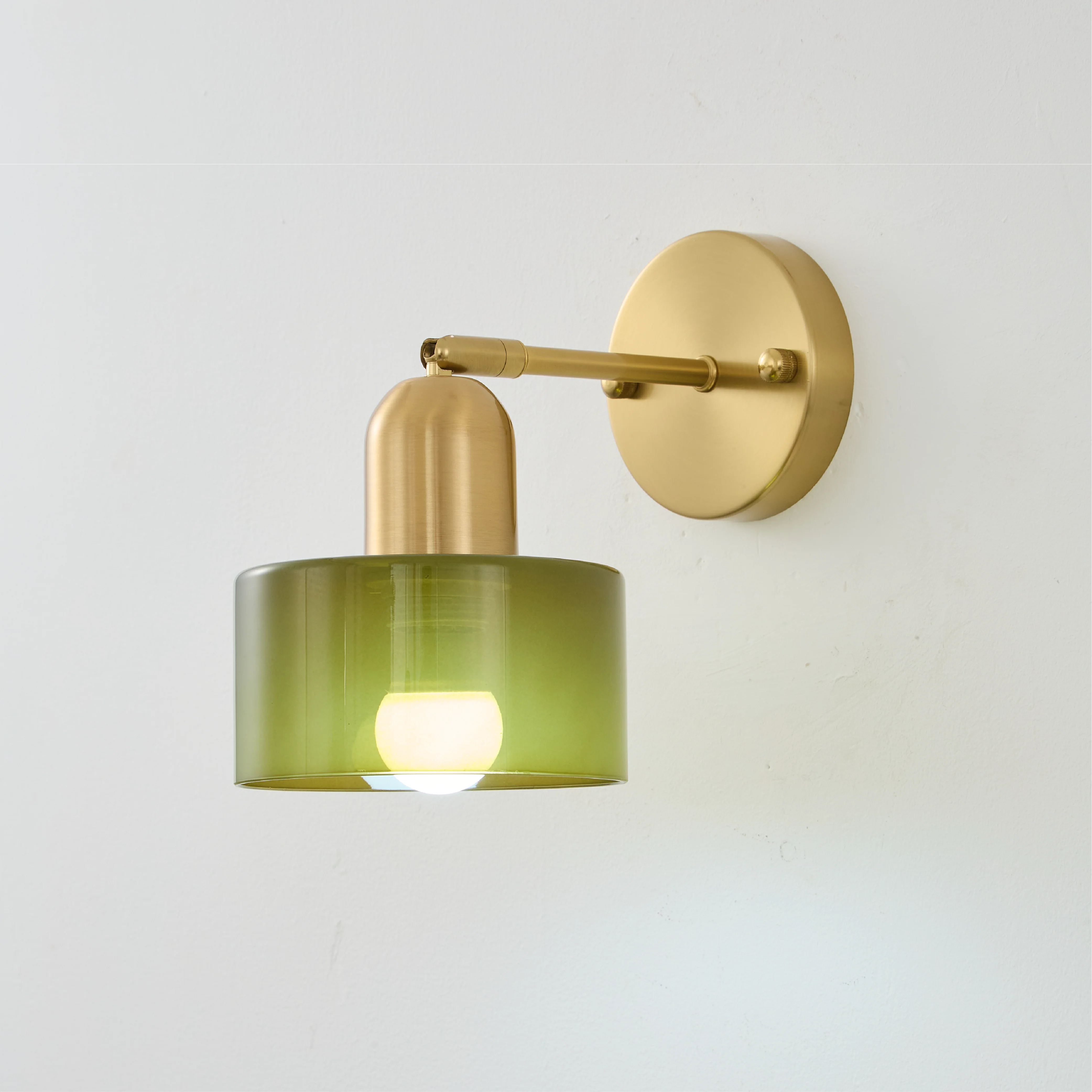 Colored Glass Wall Lamp in Bauhaus Style - Image 10