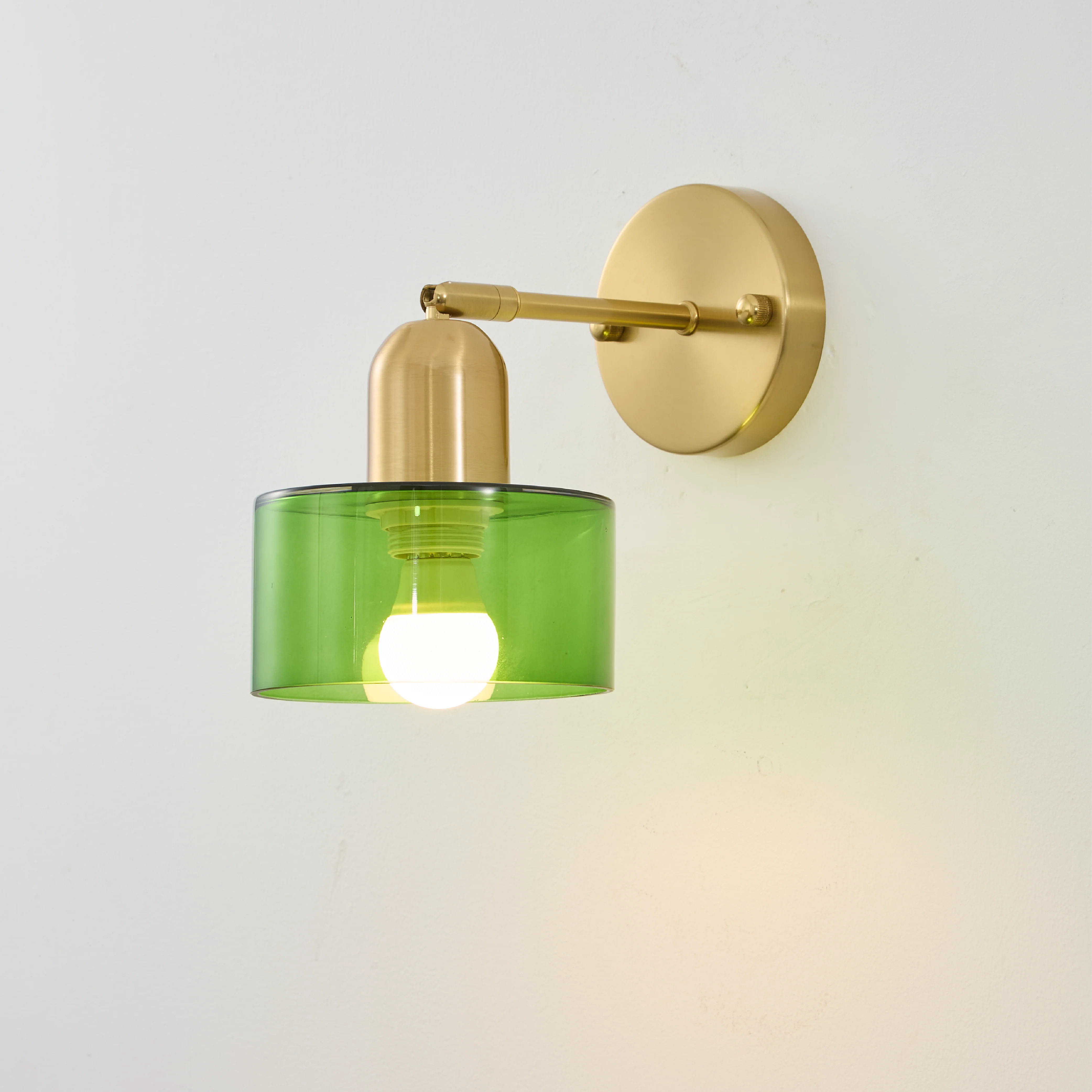 Colored Glass Wall Lamp in Bauhaus Style - Image 11