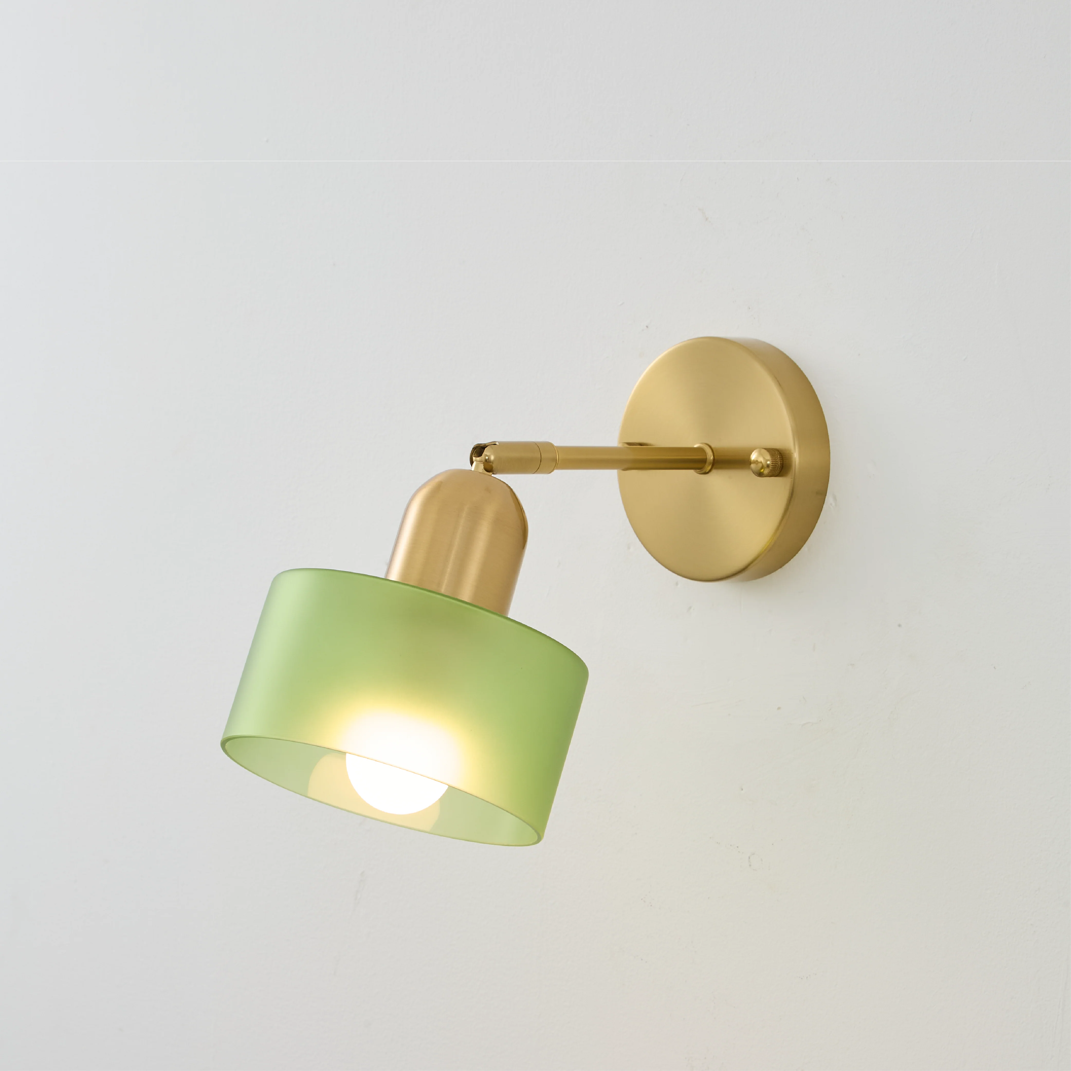 Colored Glass Wall Lamp in Bauhaus Style - Image 12