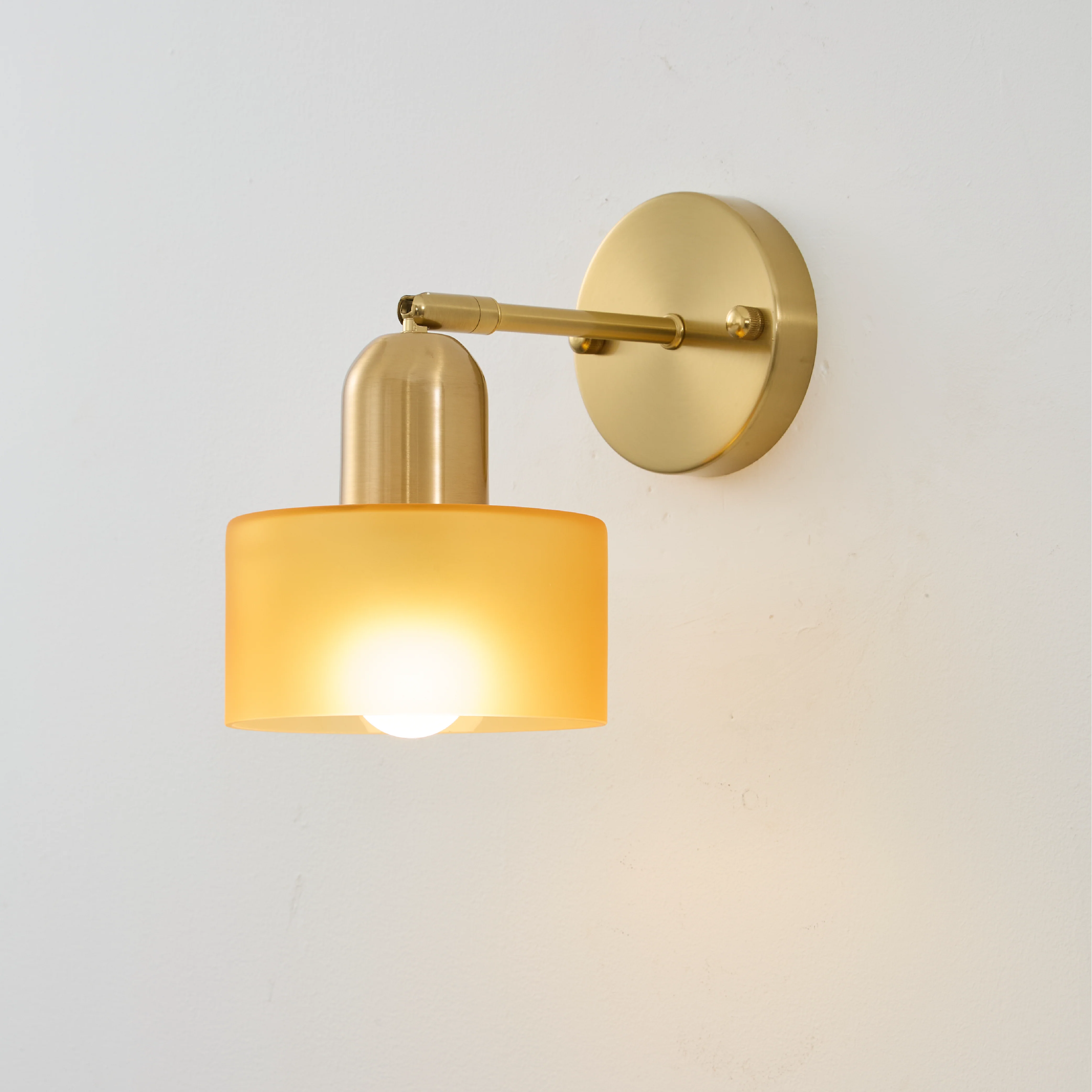 Colored Glass Wall Lamp in Bauhaus Style - Image 8