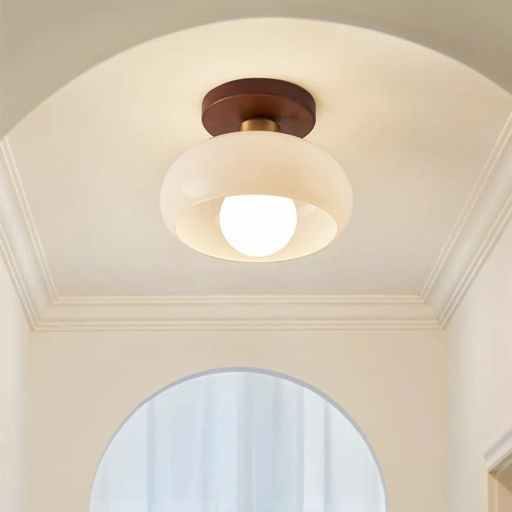 Cream Bauhaus Ceiling Light - Modern Minimalist Fixture - Image 4