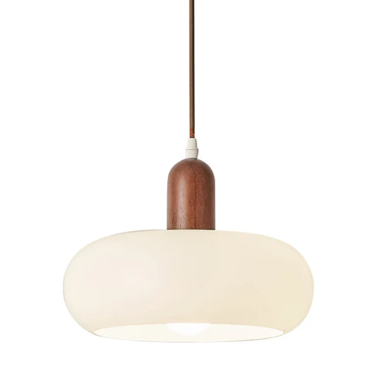 Cream Nordic Pendant Light - Scandinavian Ceiling Fixture - Image 6