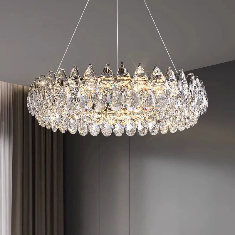 Crystal Ring Chandelier Pendant Light for Modern Home Decor - Image 4