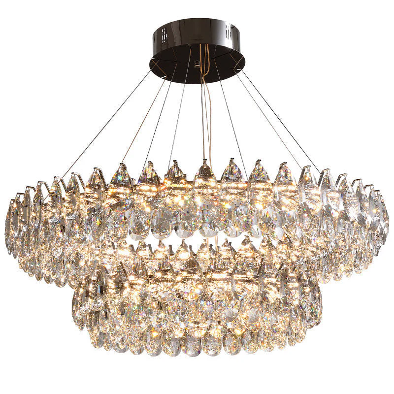 Crystal Ring Chandelier Pendant Light for Modern Home Decor - Image 5