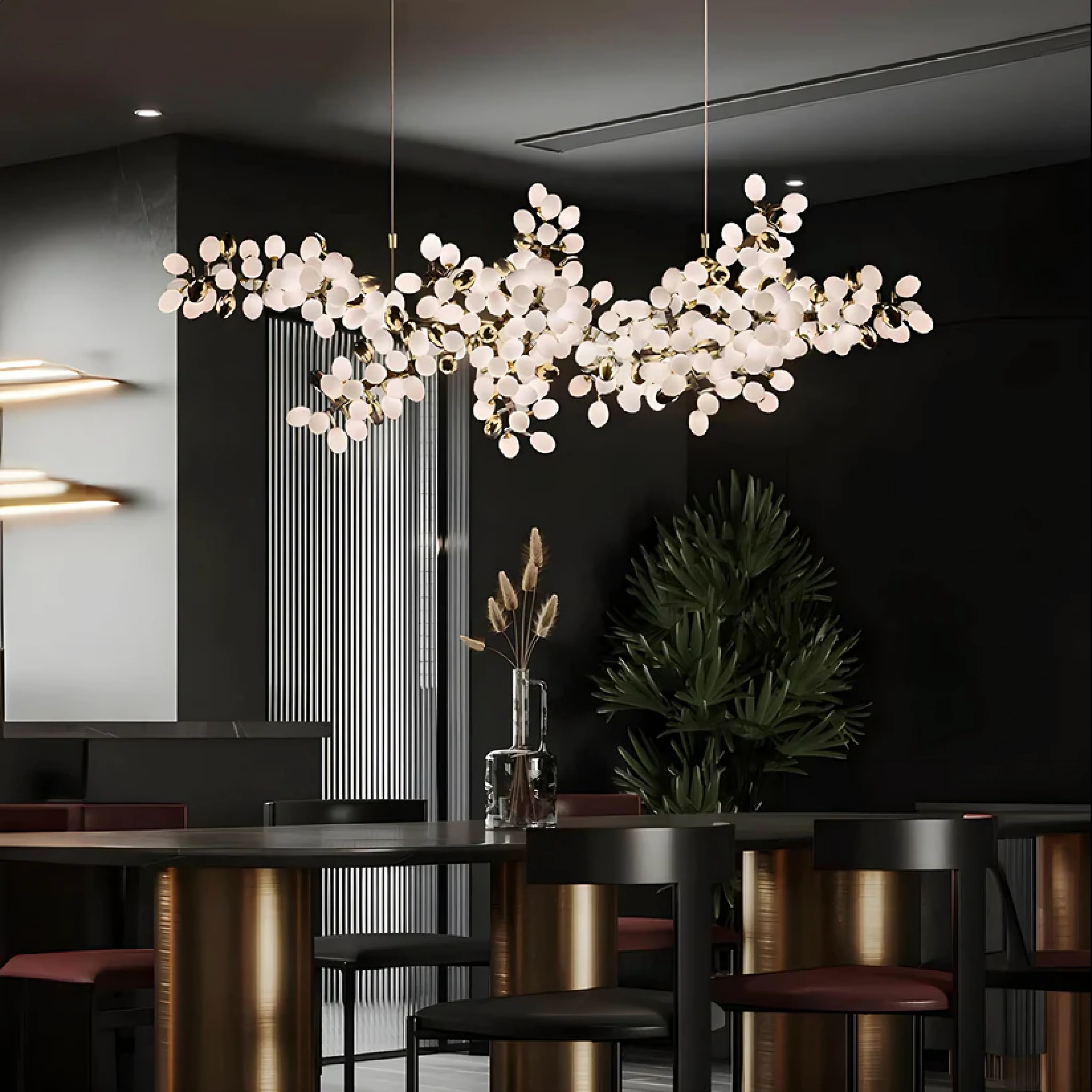 Crystal Tier Chandelier for Dining Room, Modern Pendant Light - Image 4