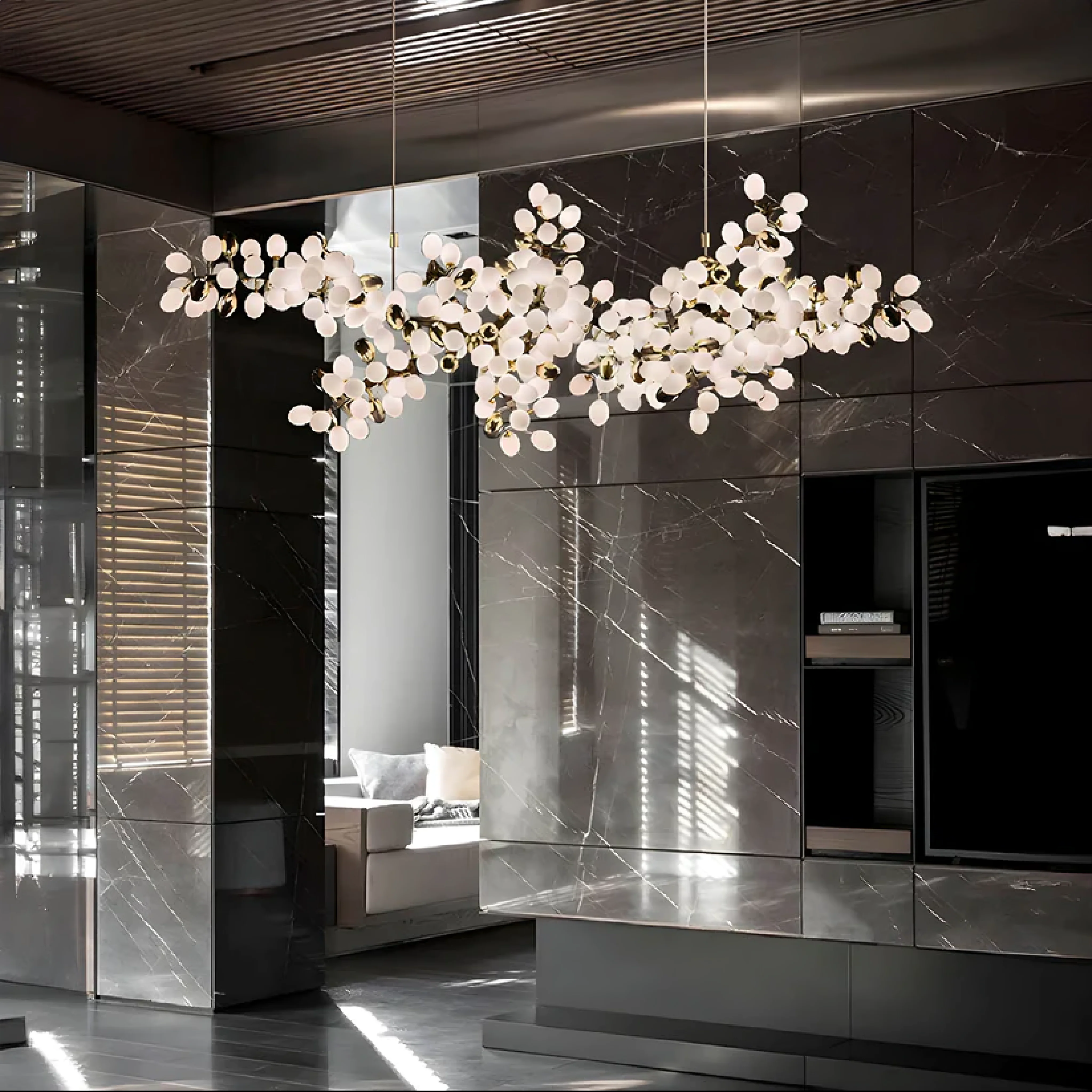 Crystal Tier Chandelier for Dining Room, Modern Pendant Light - Image 5