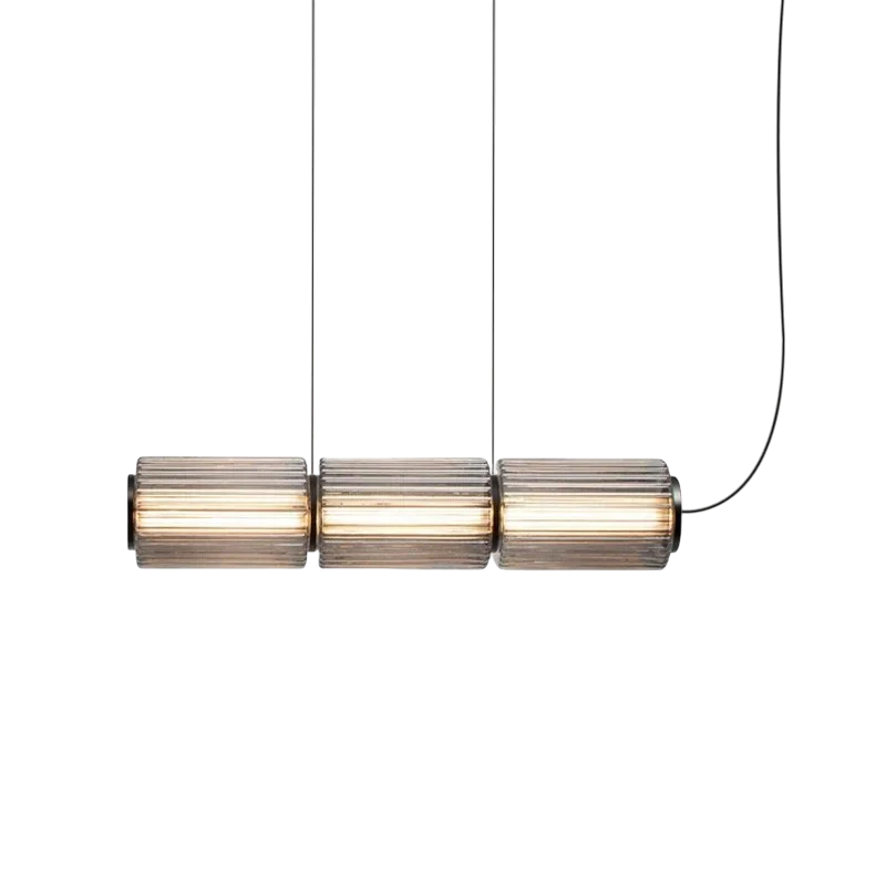 Cylinder Glass Pendant Light - Modern Minimalist Fixture - Image 6