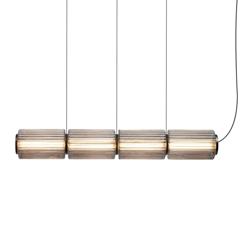 Cylinder Glass Pendant Light - Modern Minimalist Fixture - Image 7