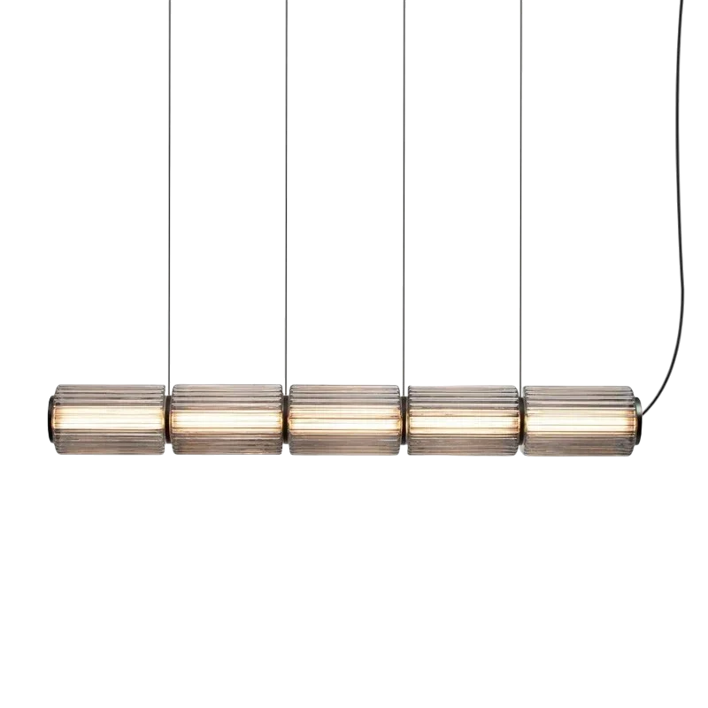 Cylinder Glass Pendant Light - Modern Minimalist Fixture - Image 8