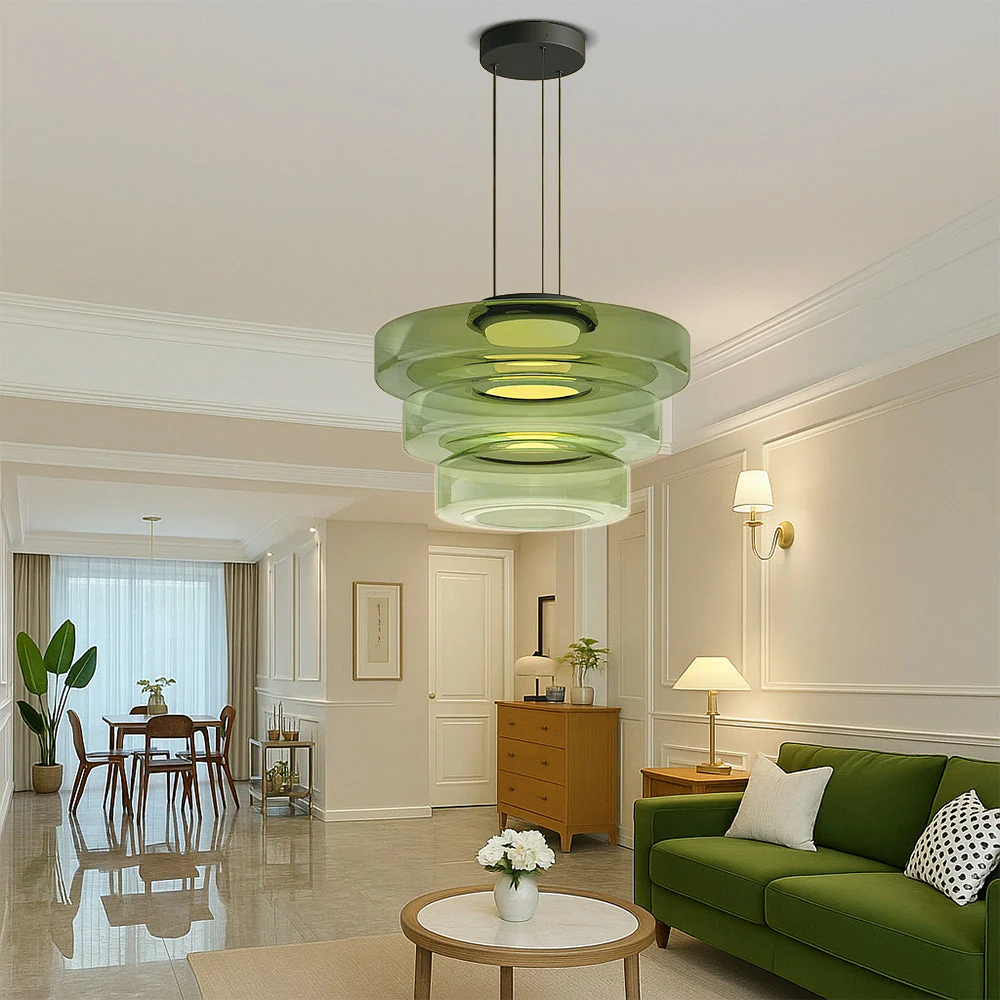 Danish Glass Pendant Light - Bauhaus-Inspired Nordic Modern - Image 7
