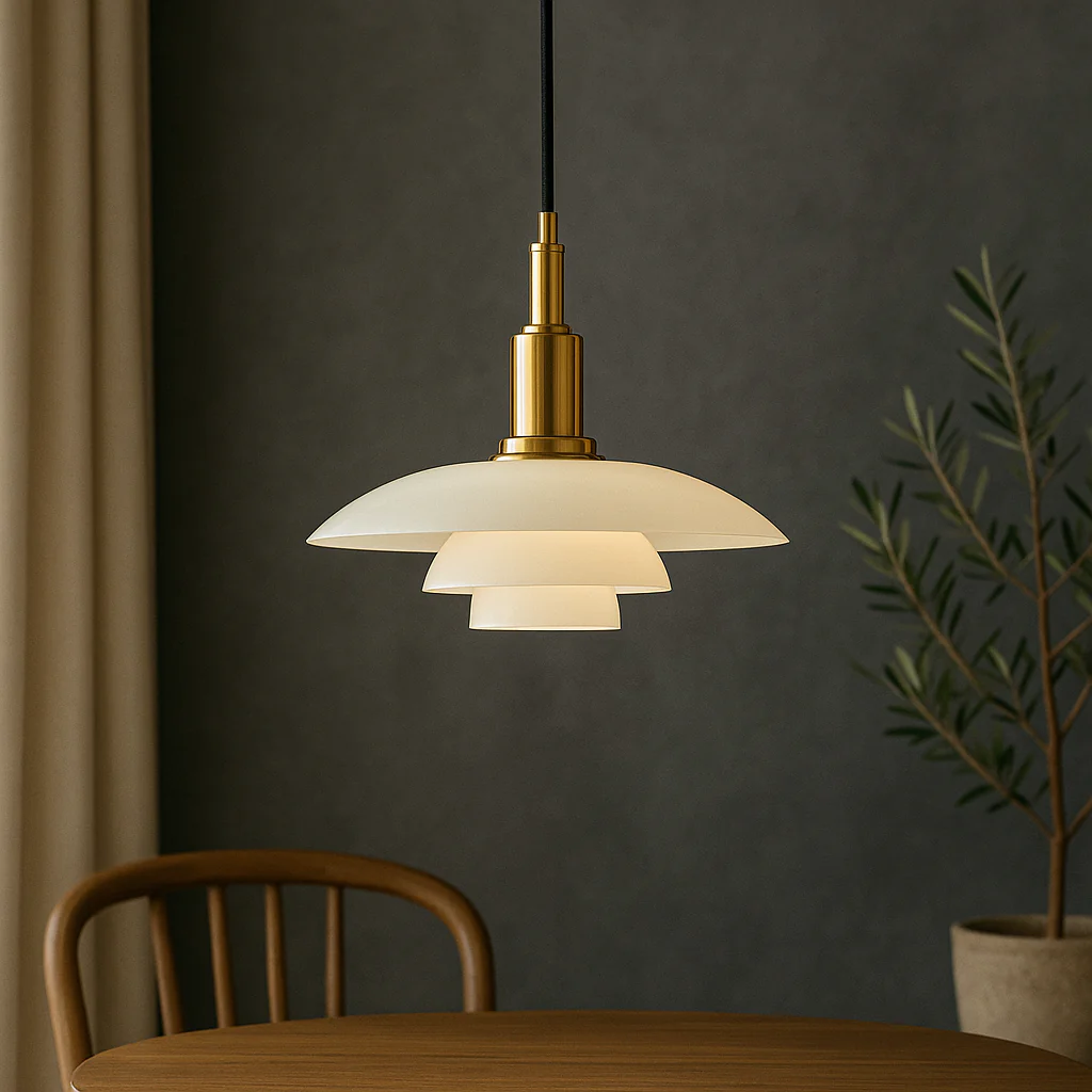 Danish-Inspired Designer Pendant Light - Minimal Nordic Ceiling Lamp - Image 4