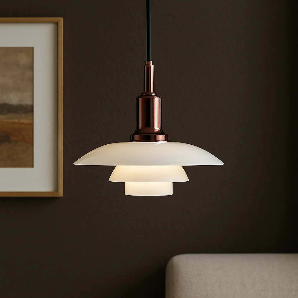 Danish-Inspired Designer Pendant Light - Minimal Nordic Ceiling Lamp - Image 6