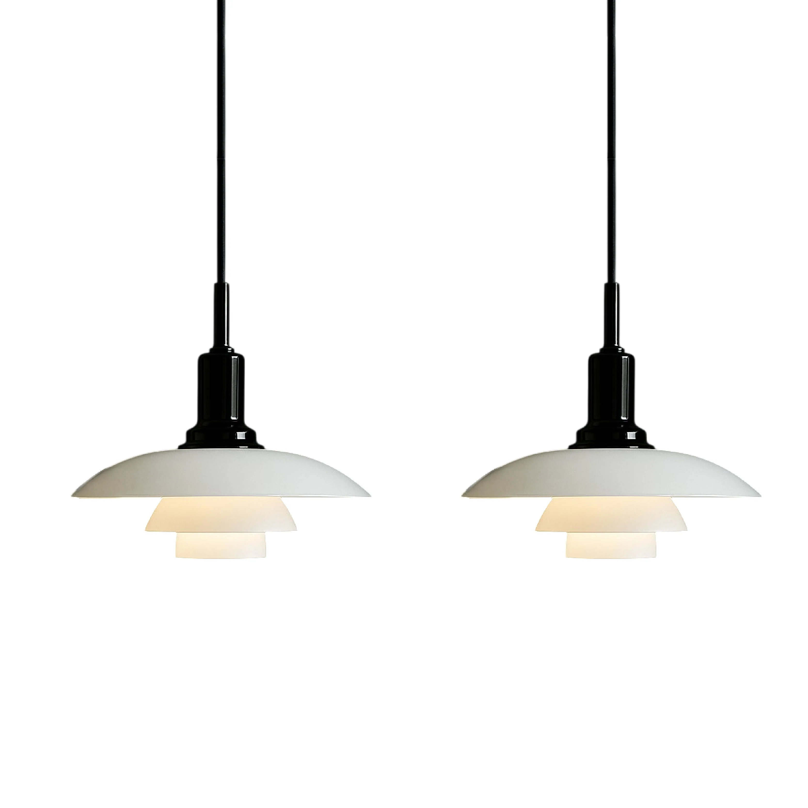Danish Two- or Three-Head Pendant Light - Image 14