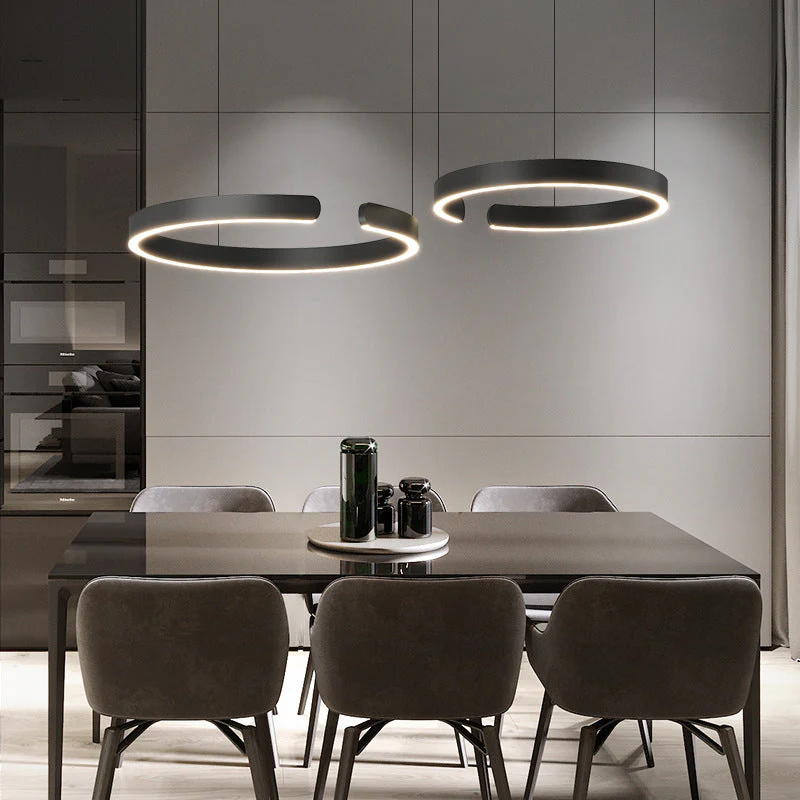 Dimmable LED Ring Pendant Light — Modern Ceiling Fixture - Image 4