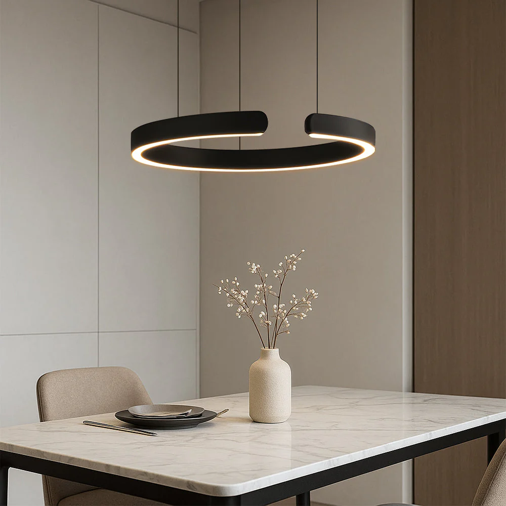 Dimmable LED Ring Pendant Light — Modern Ceiling Fixture - Image 8