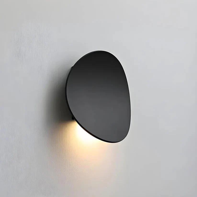 Disk Metal Wall Lamp - Modern Round Wall Sconce in Brushed Aluminum - Image 12