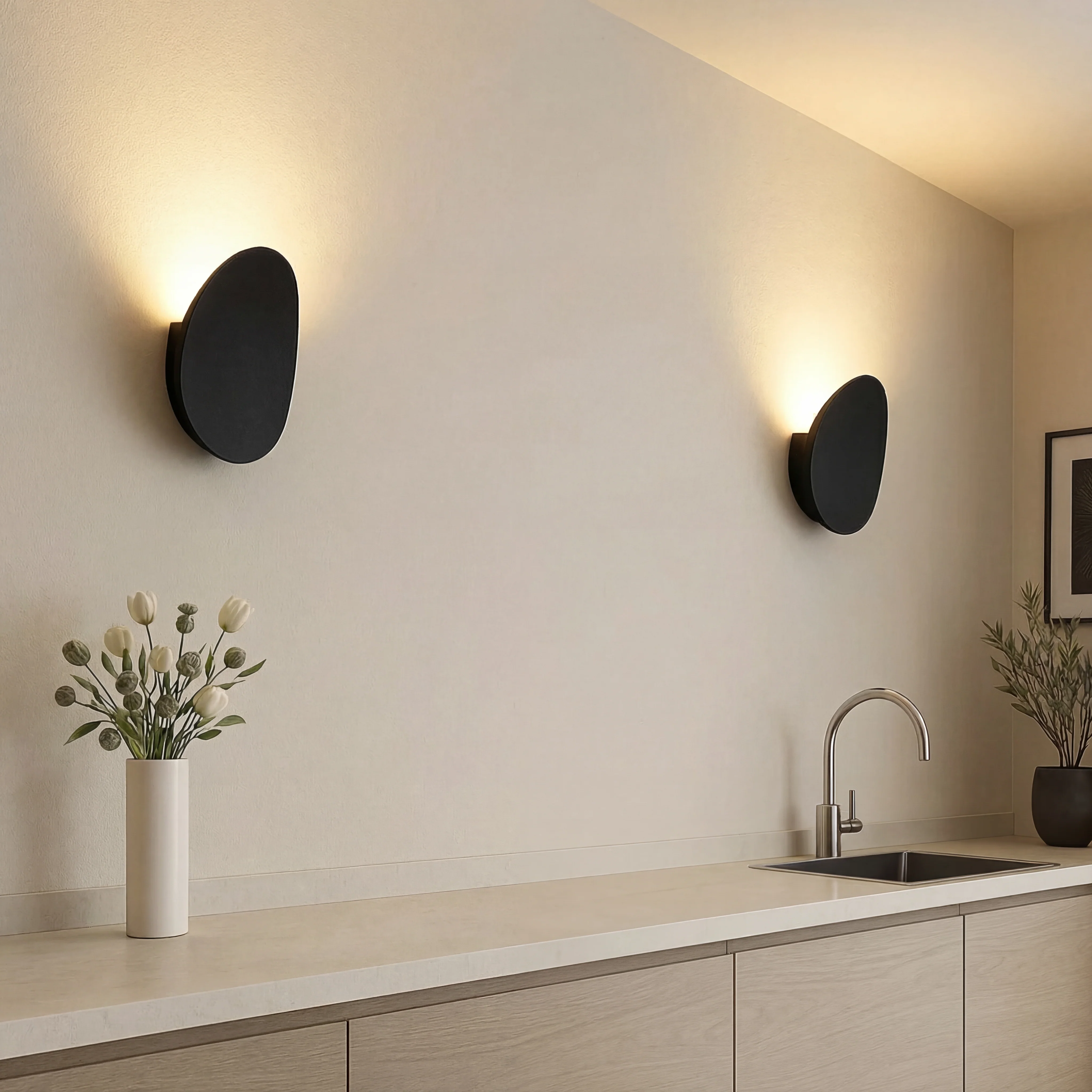 Dusk Wall Light 4-Pack: Modern Outdoor Wall Sconce