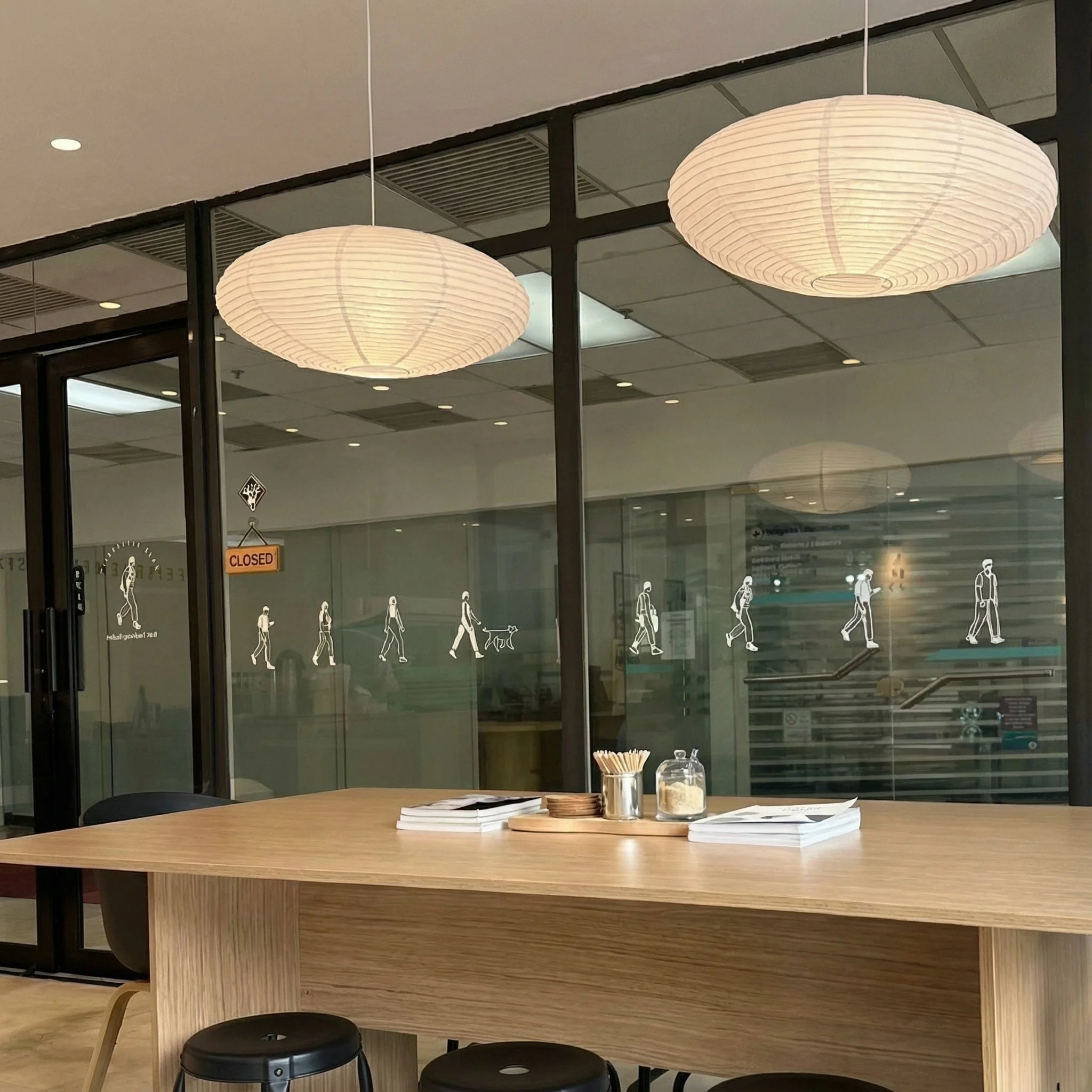 Eco Paper Pendant Lamp Soft Ambient Ceiling Light - Image 2