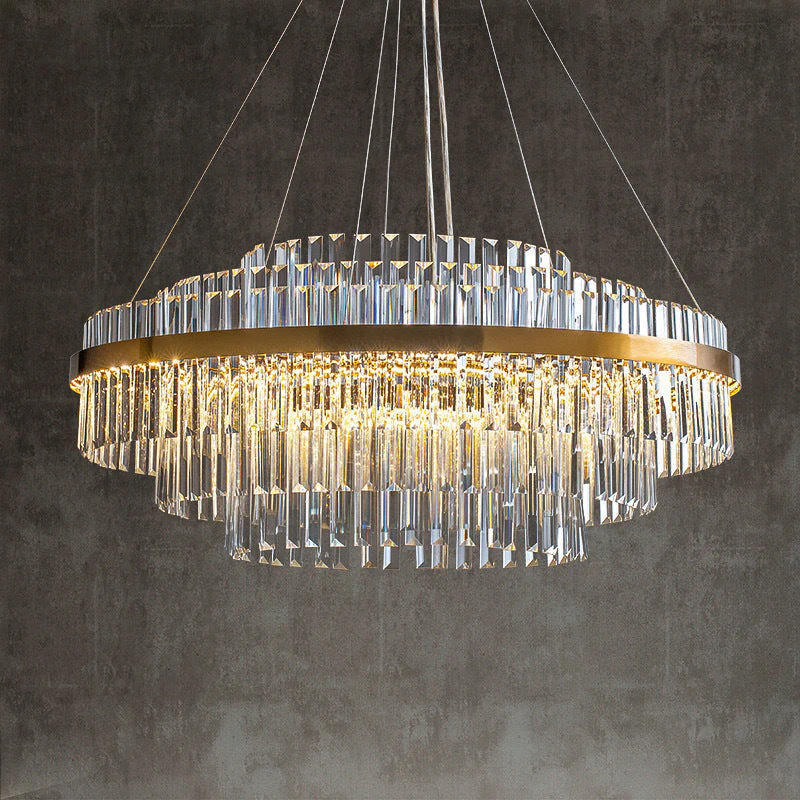 Elegant Living Room Crystal Chandelier - Image 5