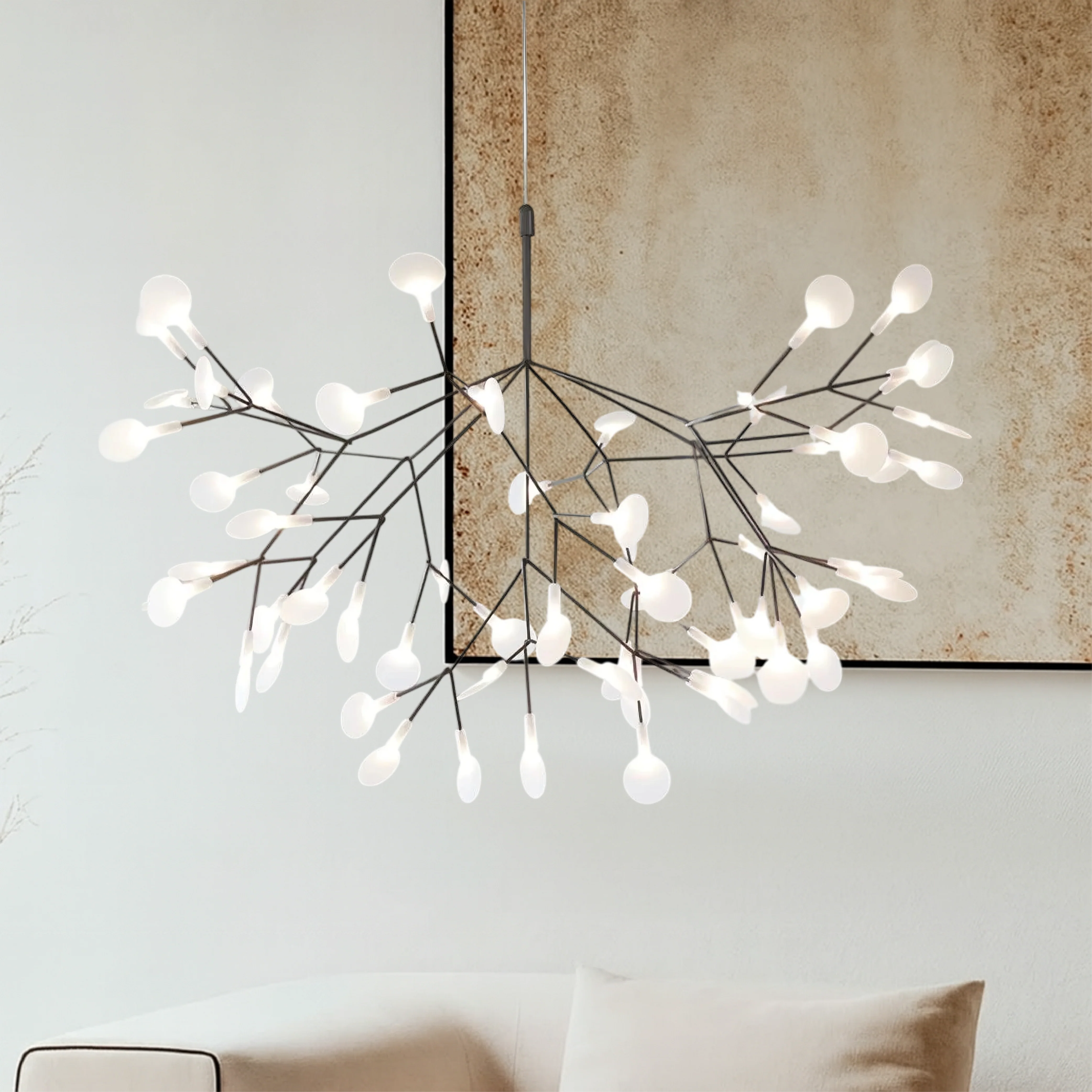 Firefly-Inspired Pendant Light with Warm Ambient Glow