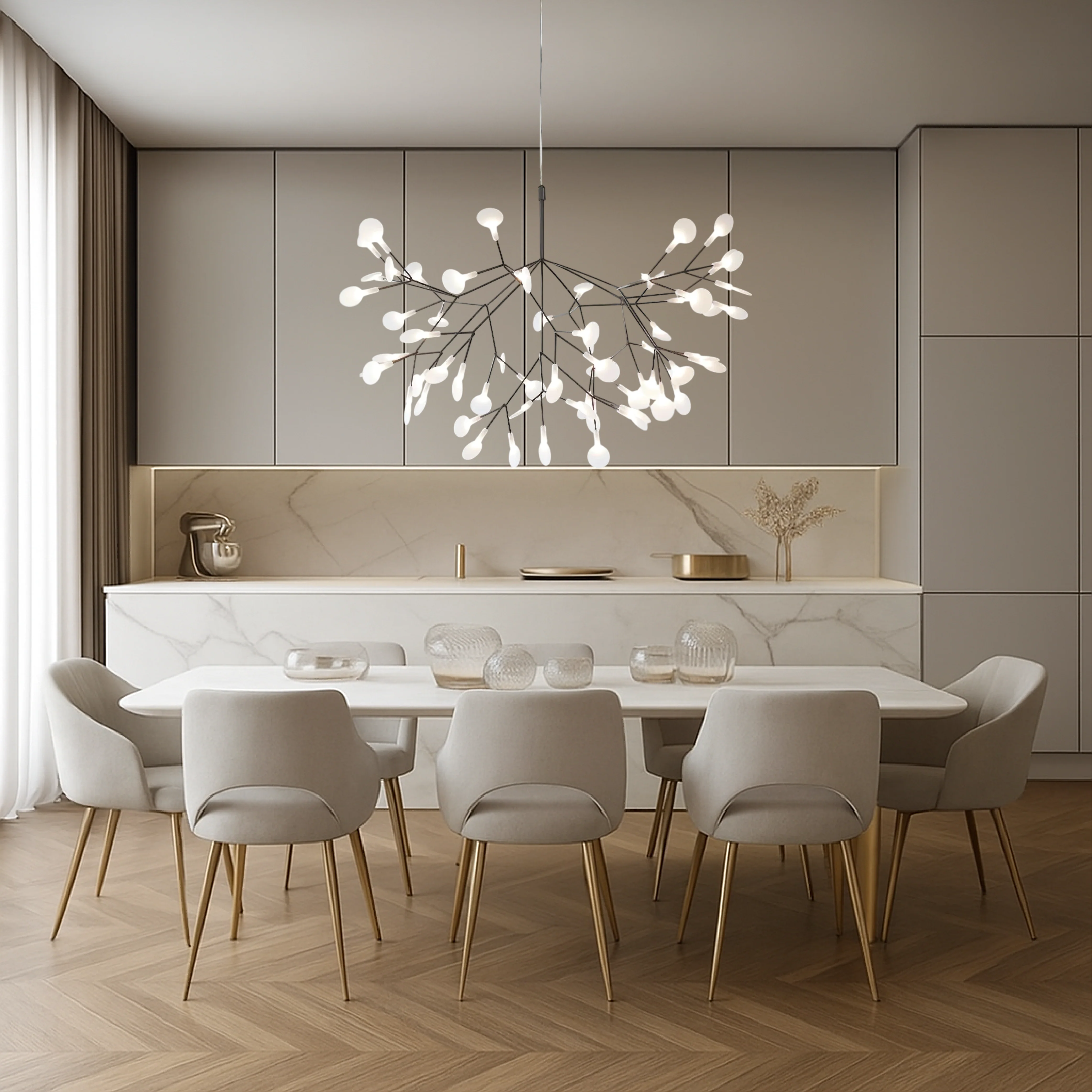 Firefly-Inspired Pendant Light with Warm Ambient Glow - Image 4