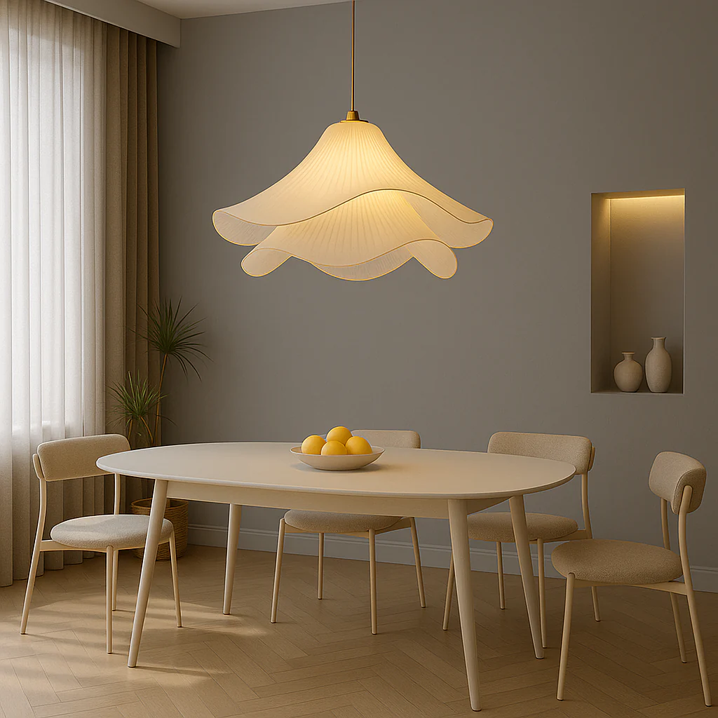Flower Pendant Light - Modern Glass Pendant Lighting for Home Decor - Image 2