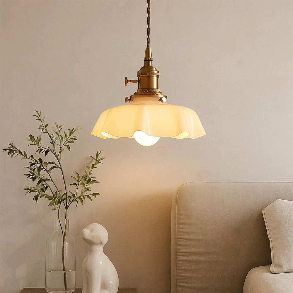 French-Style Pendant Light | Elegant Rustic Ceiling Lamp