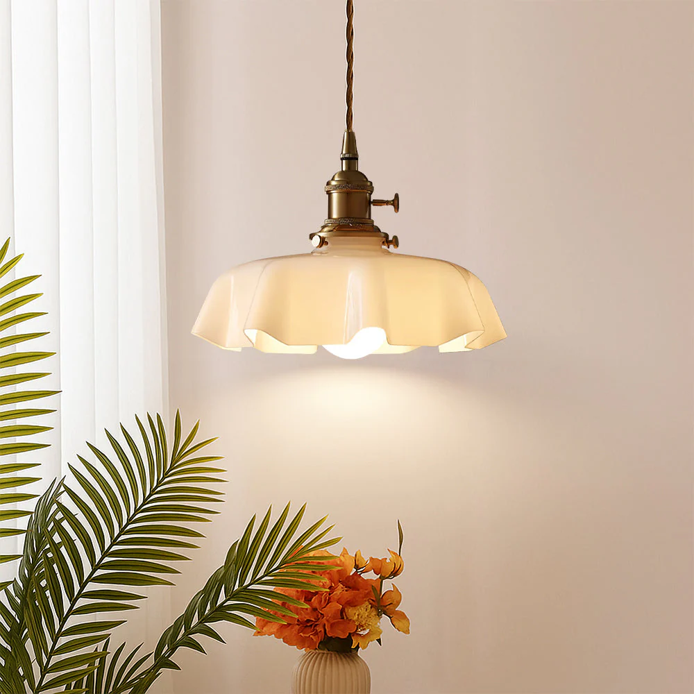 French-Style Pendant Light | Elegant Rustic Ceiling Lamp - Image 7