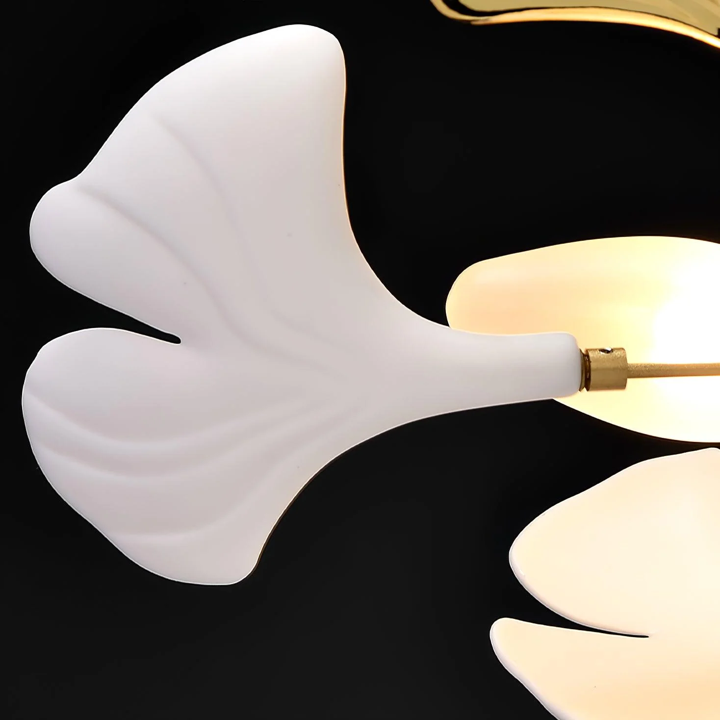 Ginkgo Leaf Chandelier - Modern Pendant Light, Handcrafted - Image 7
