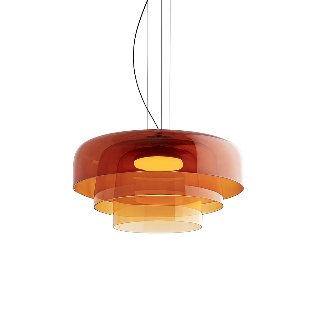 Glass Pendant Light - Modern Clear Fixture for Kitchen Island - Image 7