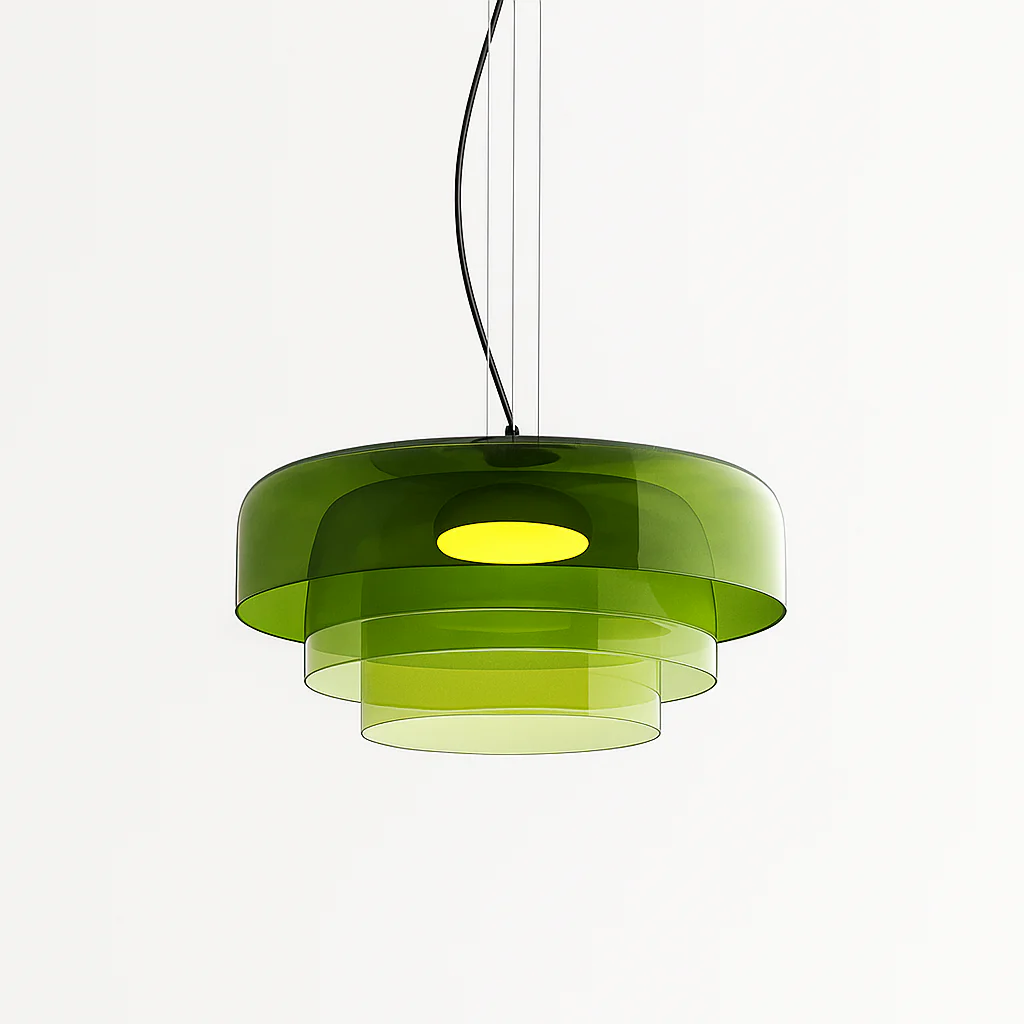 Glass Pendant Light - Modern Clear Fixture for Kitchen Island - Image 8