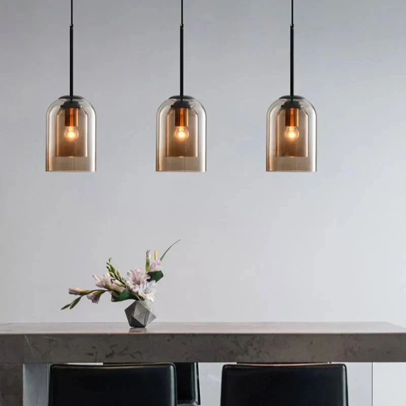 Hand-Blown Glass Pendant Light for Modern Kitchens - Image 14