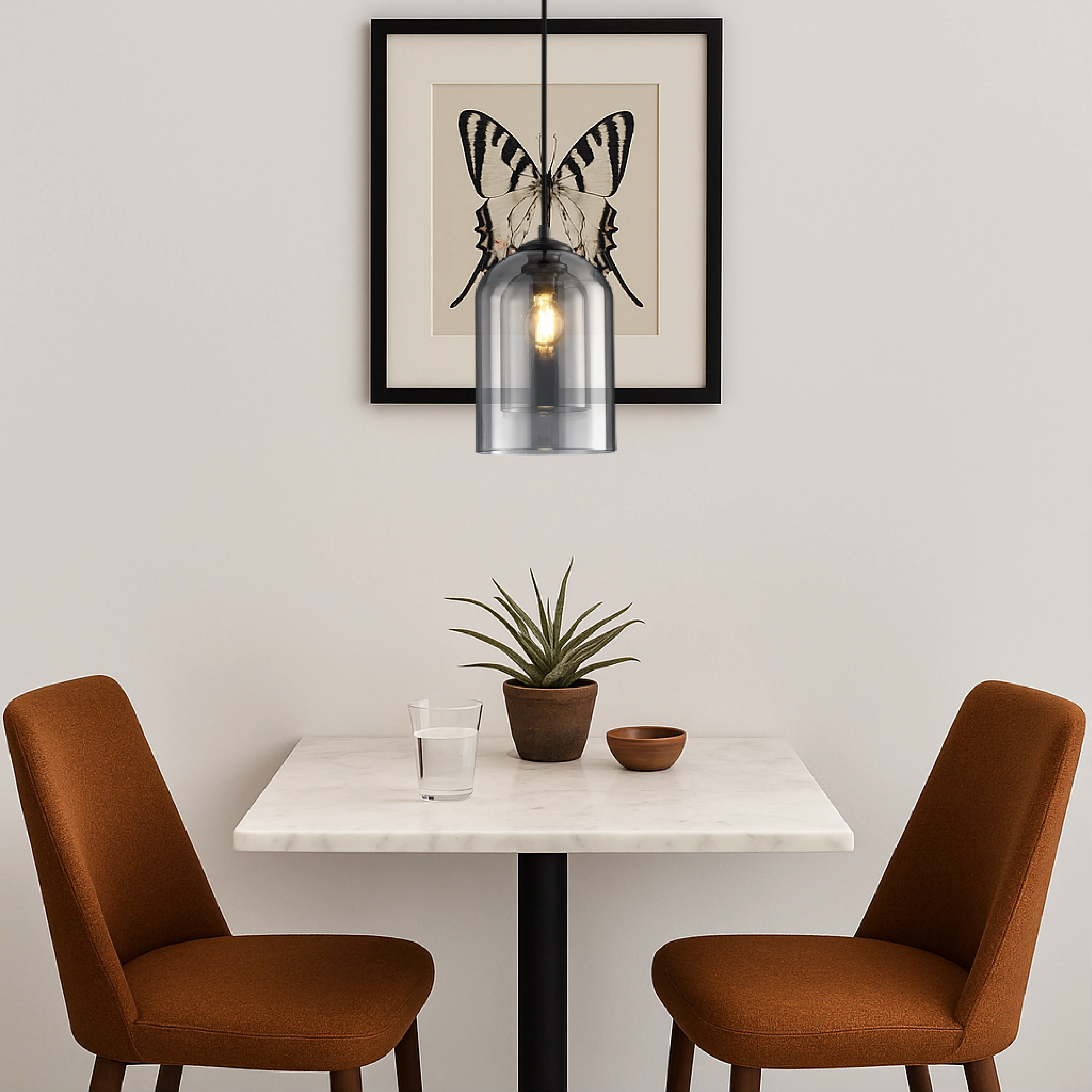 Hand-Blown Glass Pendant Light for Modern Kitchens - Image 6