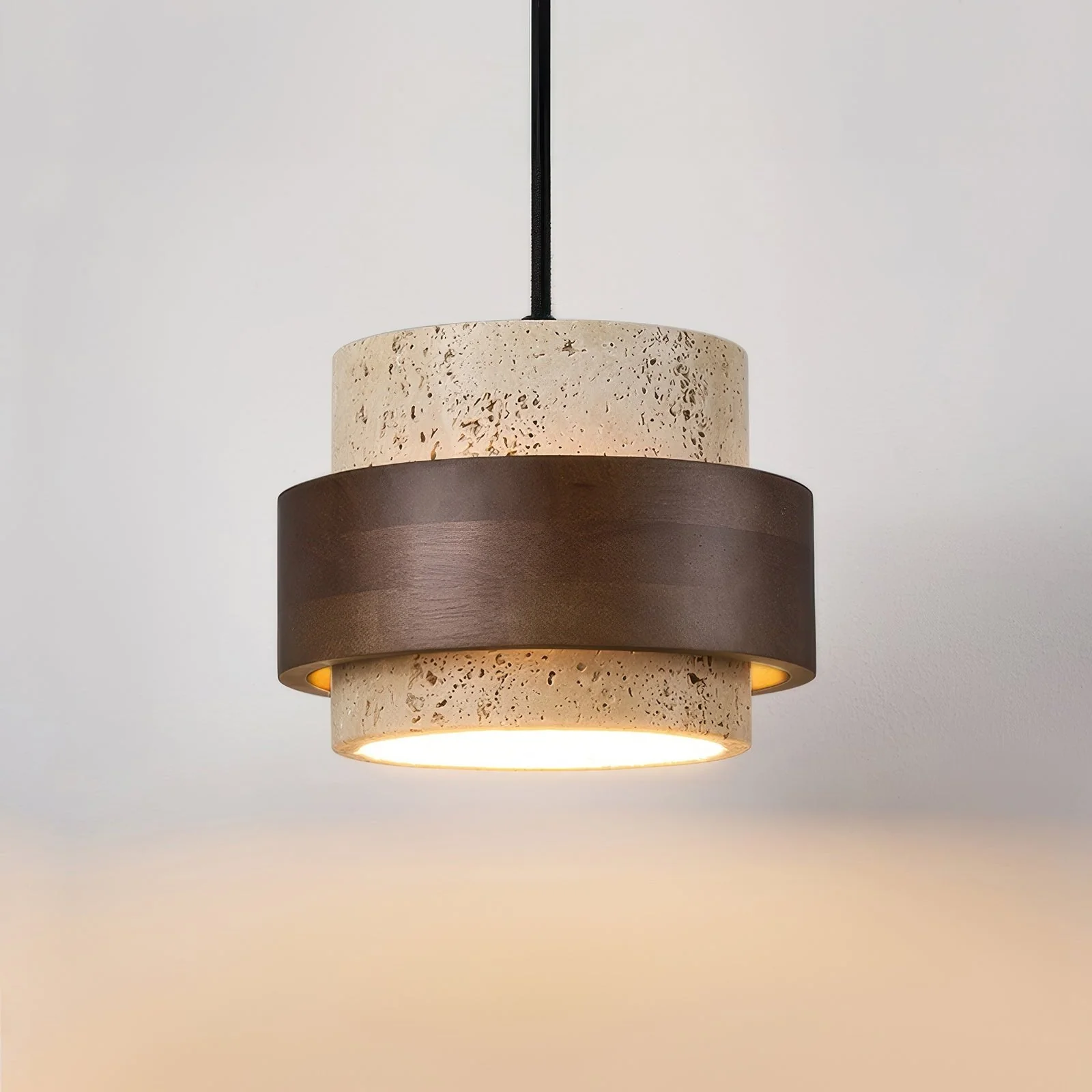 Handcrafted Stone Wabi-Sabi Pendant – Minimalist Retro Jewelry - Image 15